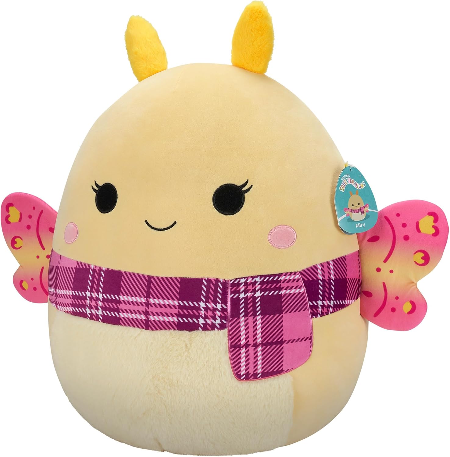 Squishmallows 20 Inch Plush - Miry the Yellow Moth Collectible Stuffed Animal 7