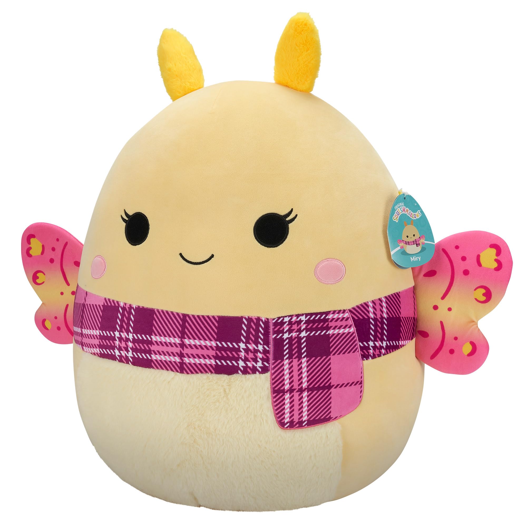 Squishmallows 20 Inch Plush - Miry the Yellow Moth Collectible Stuffed Animal 9