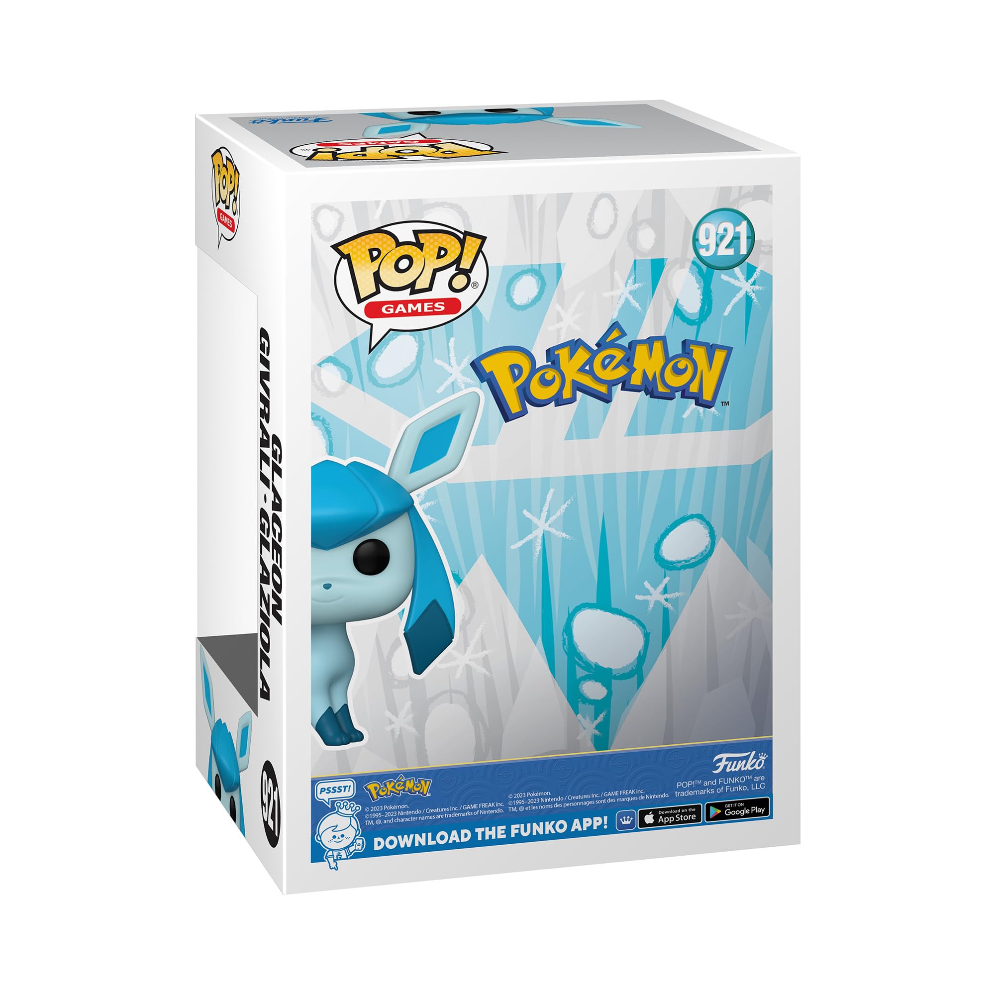 Funko POP! Games: Pokemon - Glaceon Vinyl Figure | 3.75 Inches | Model 69080 3