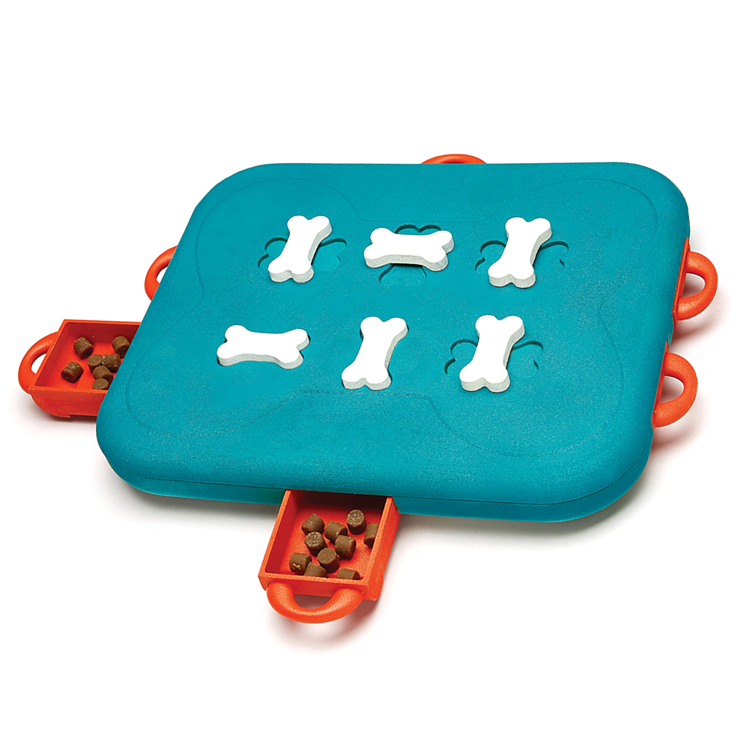 Outward Hound Nina Ottosson Dog Casino Interactive Treat Puzzle Toy - Level 3 Advanced | Medium Size | Plastic