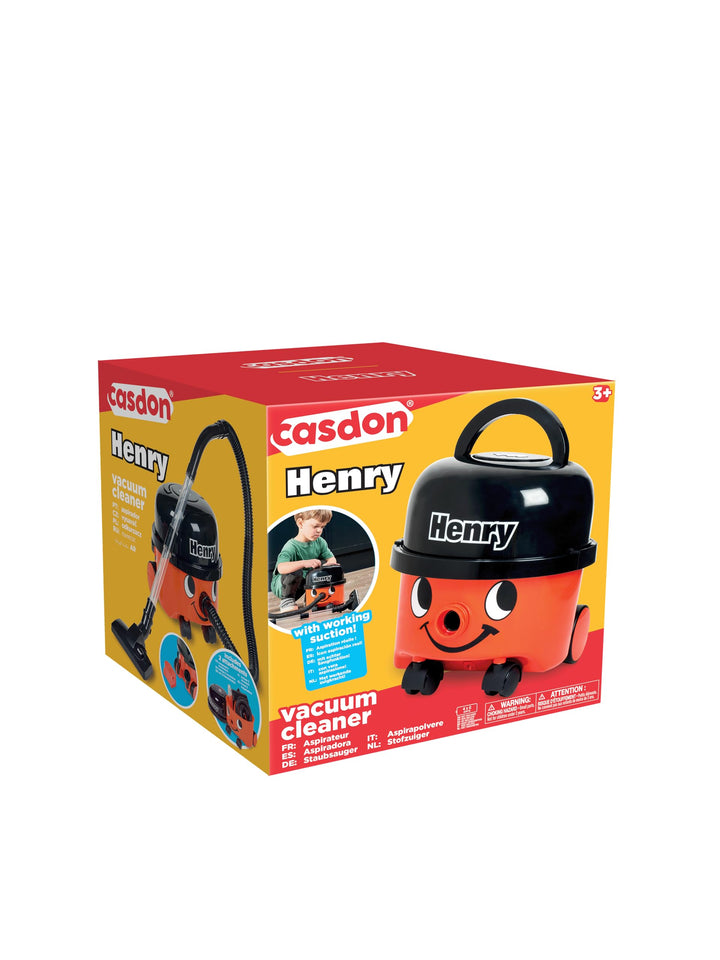 Casdon Henry Vacuum Cleaner Toy - Real Working Suction for Kids 3+