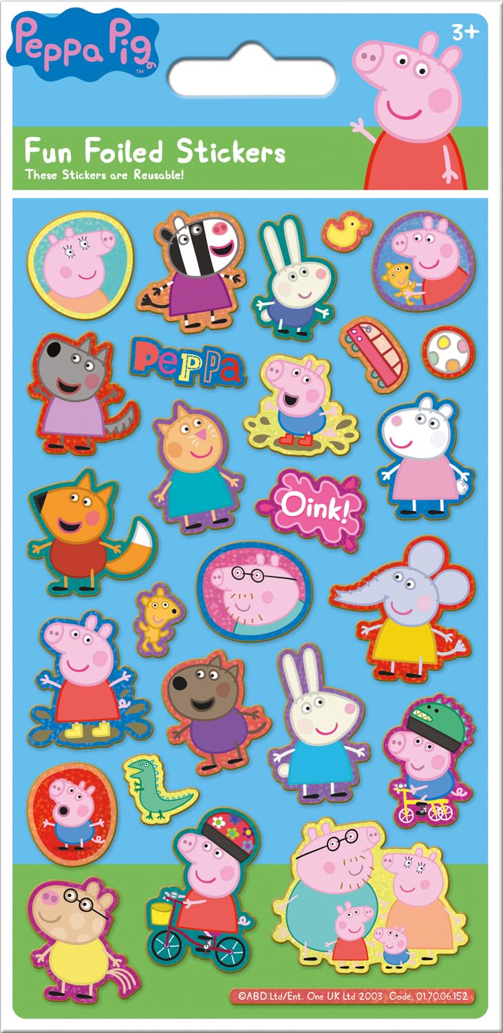 Paper Projects Peppa Pig Sticker Bundle Pack - Scrapbooking & Decoration 2
