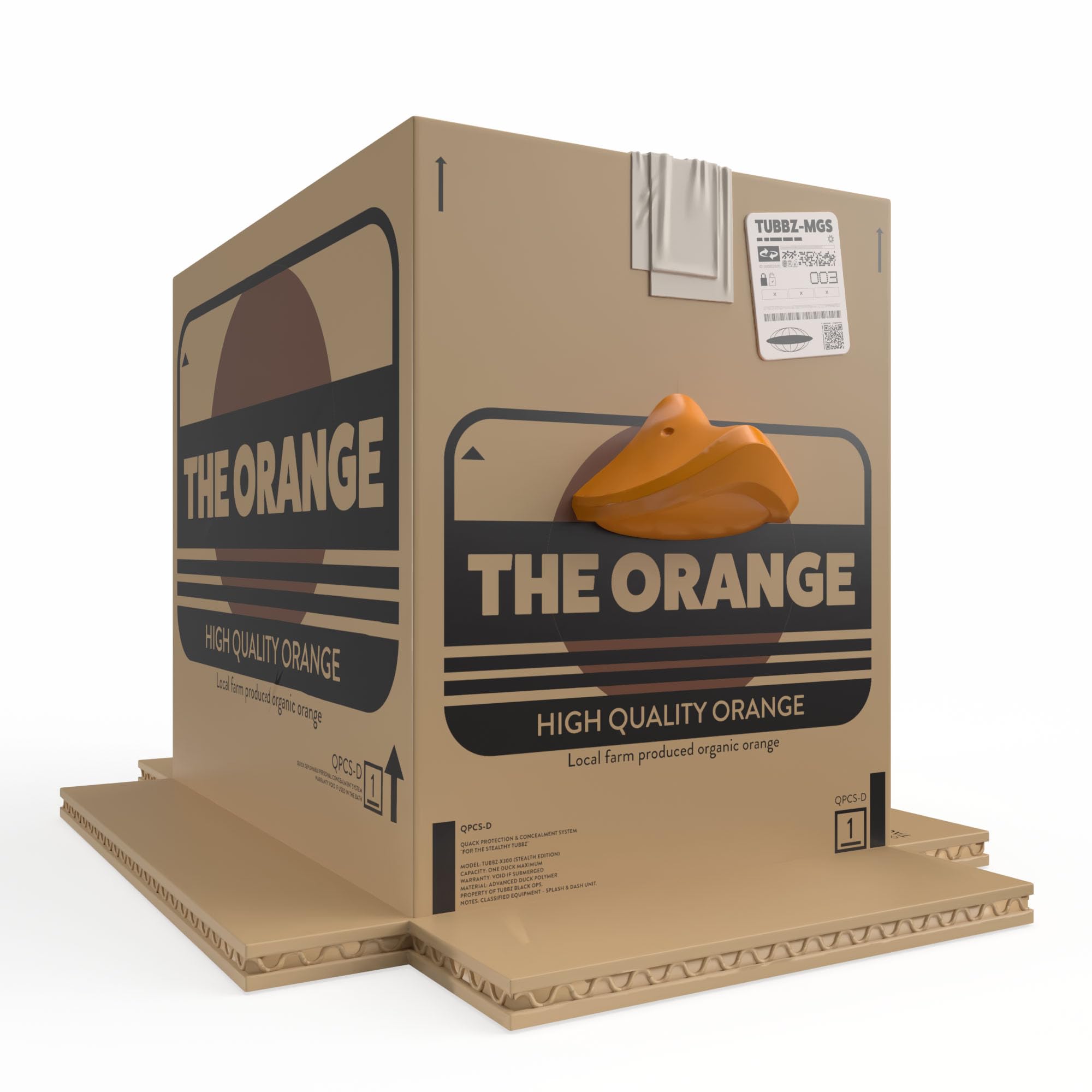 TUBBZ Boxed Edition: Metal Gear Solid - The Orange Box Cosplaying Rubber Duck 7