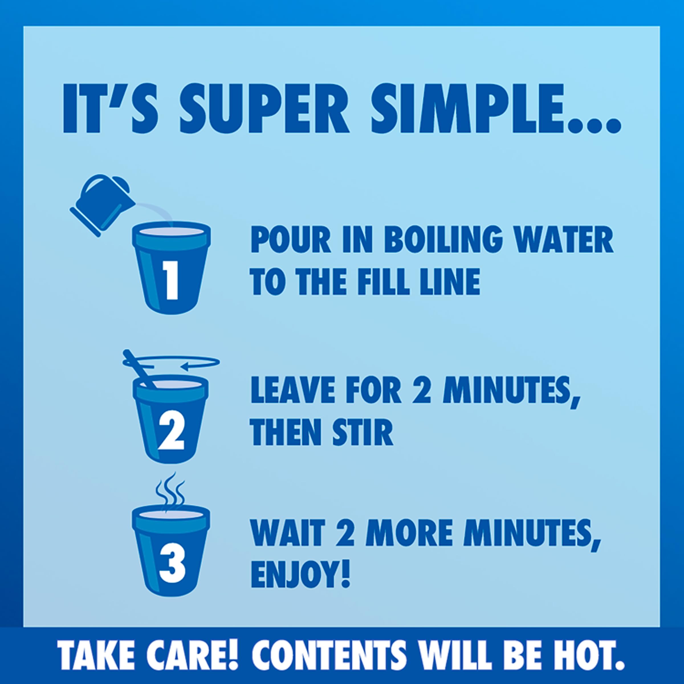 Batchelors Big Super Noodles BBQ Beef Flavour Instant Snack Pot, 100 g (Pack of 6) 4