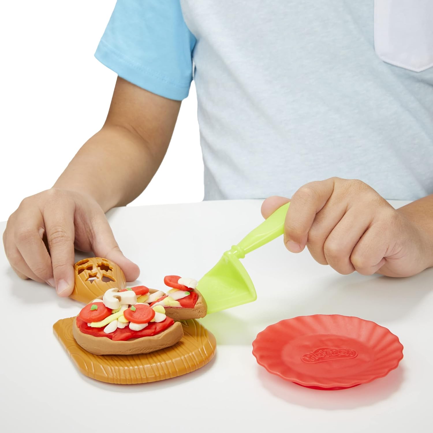 Play-Doh Kitchen Creations Pizza Oven Playset - 6 Colors & 8 Tools for Kids 3+ 12