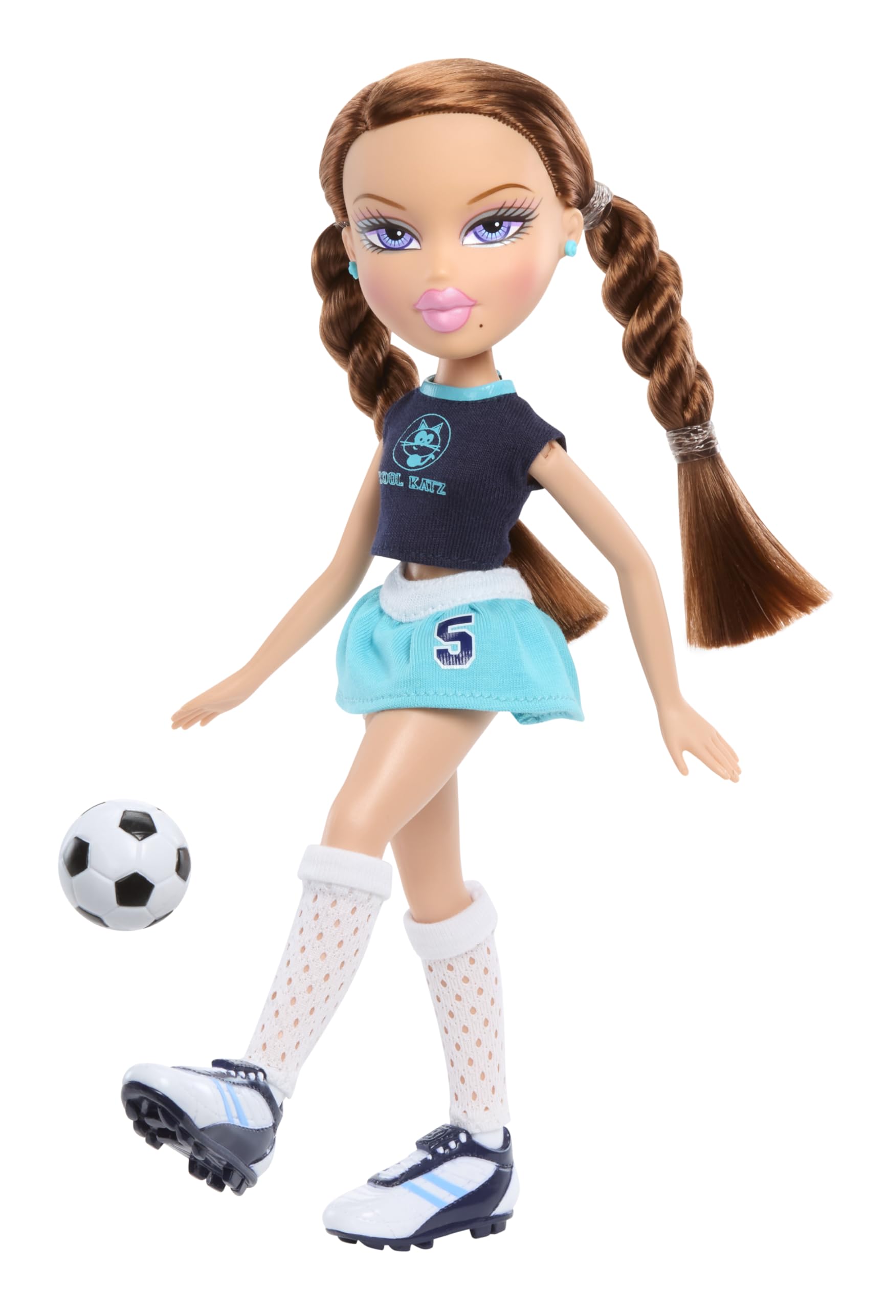 Bratz Play Sportz Roxxi Fashion Doll with Soccer Accessories - 20th Anniversary Reproduction 6