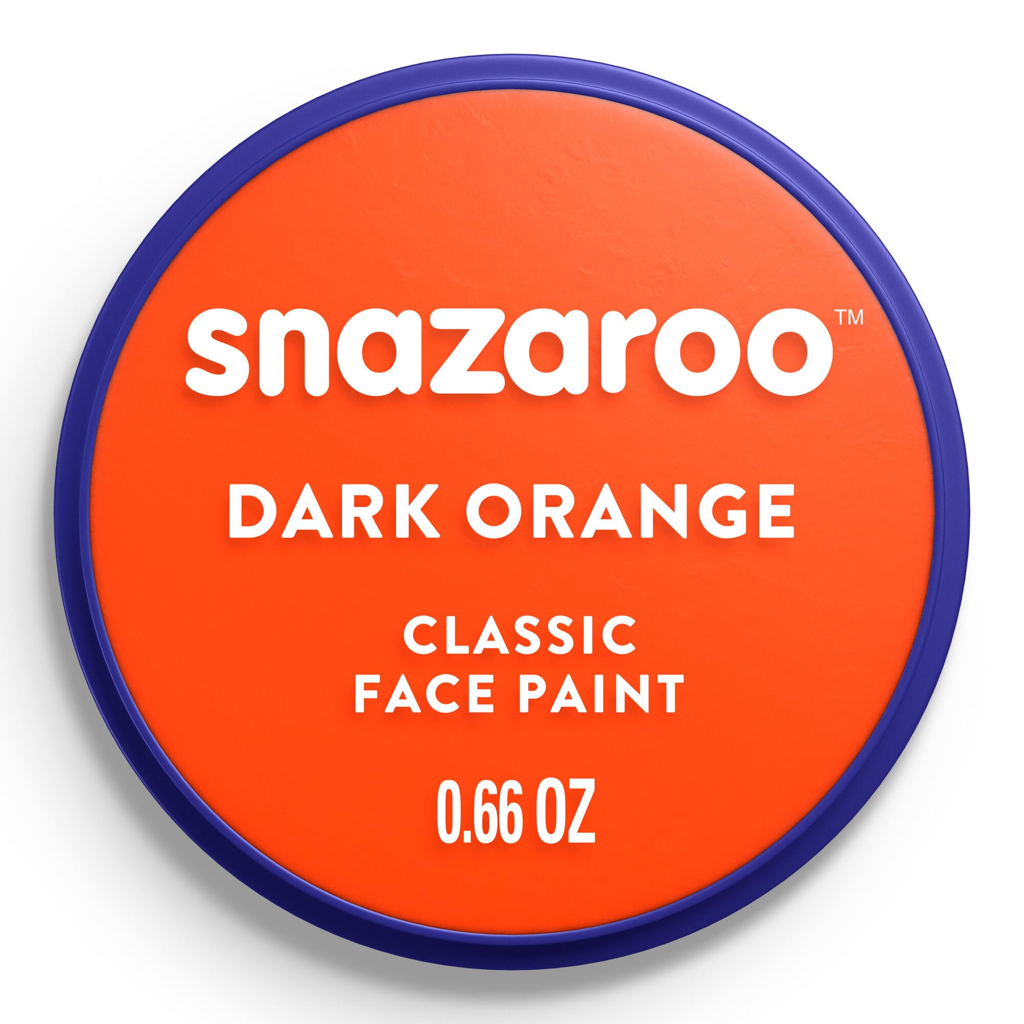 Snazaroo - Dark Orange Classic Face and Body Paint (18ml) 1