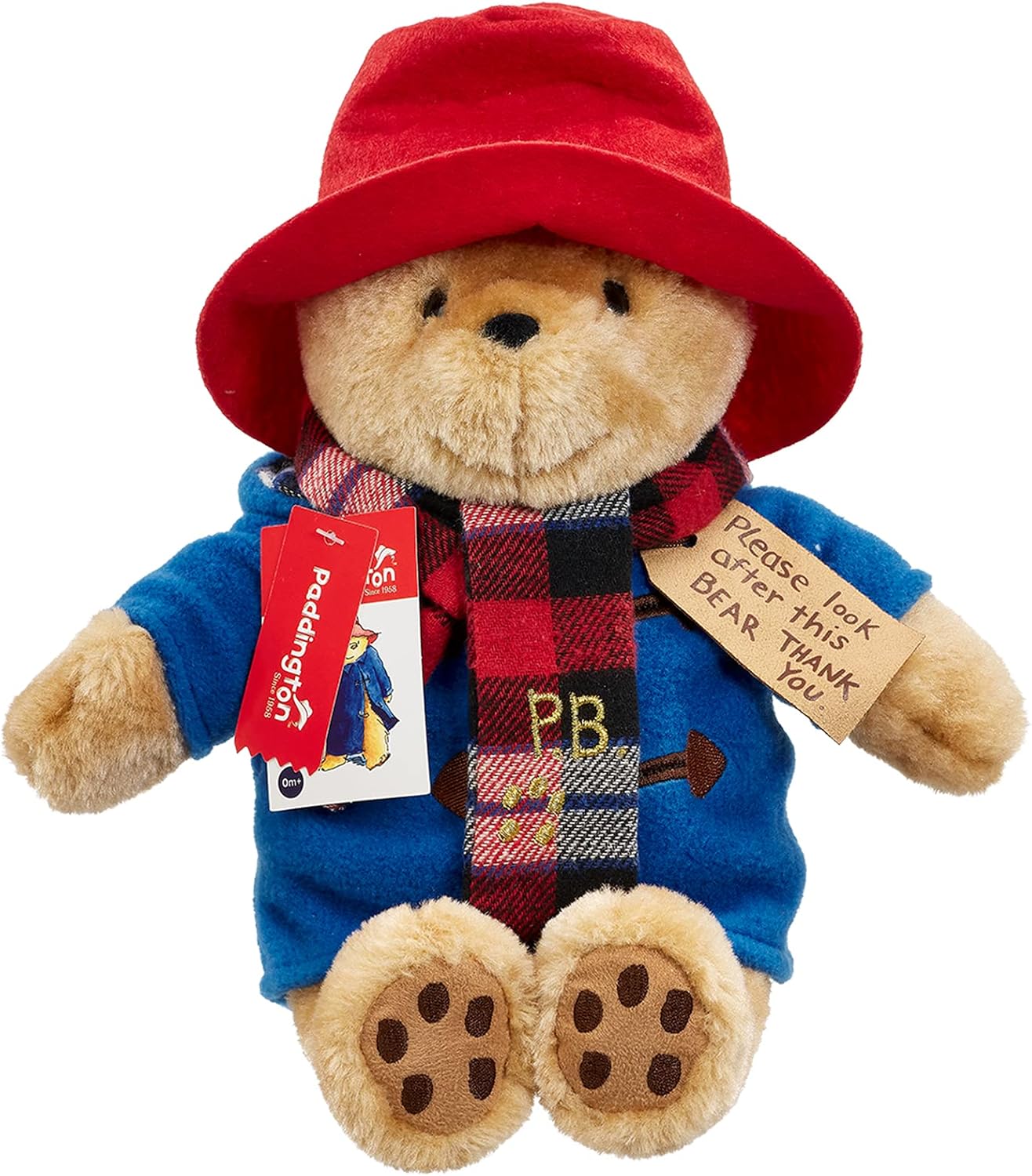 Rainbow Designs Large Paddington Bear with Scarf - 25 cm Plush Toy 1