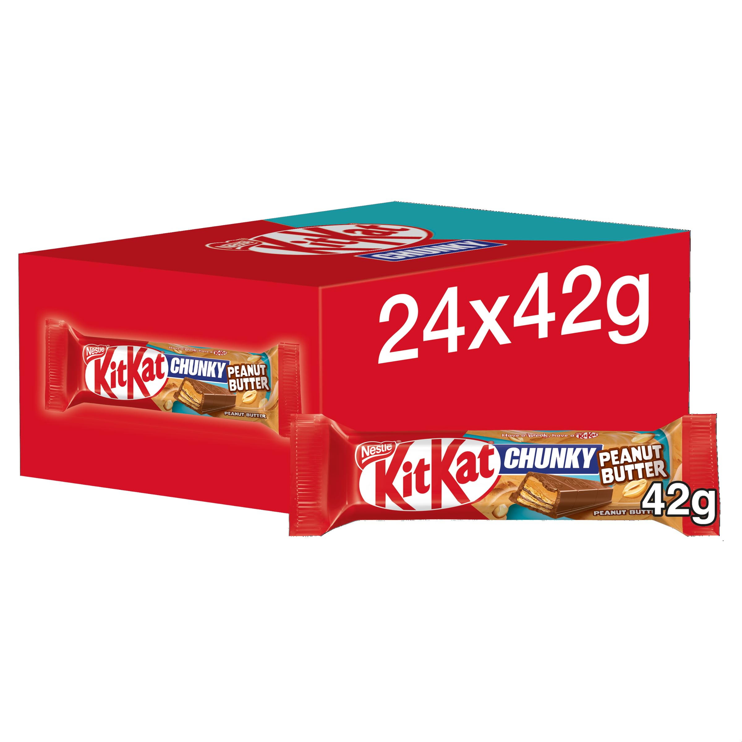 KitKat Chunky Peanut Butter Milk Chocolate Bars, 24 x 42 g 5