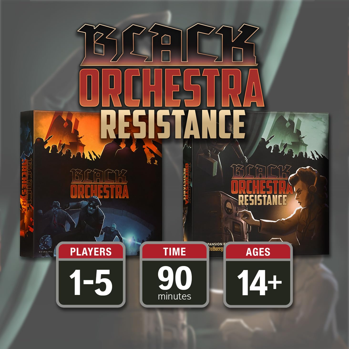 Victory Point Games Black Orchestra Resistance Expansion | 6 New Conspirators | 3 Modules 8