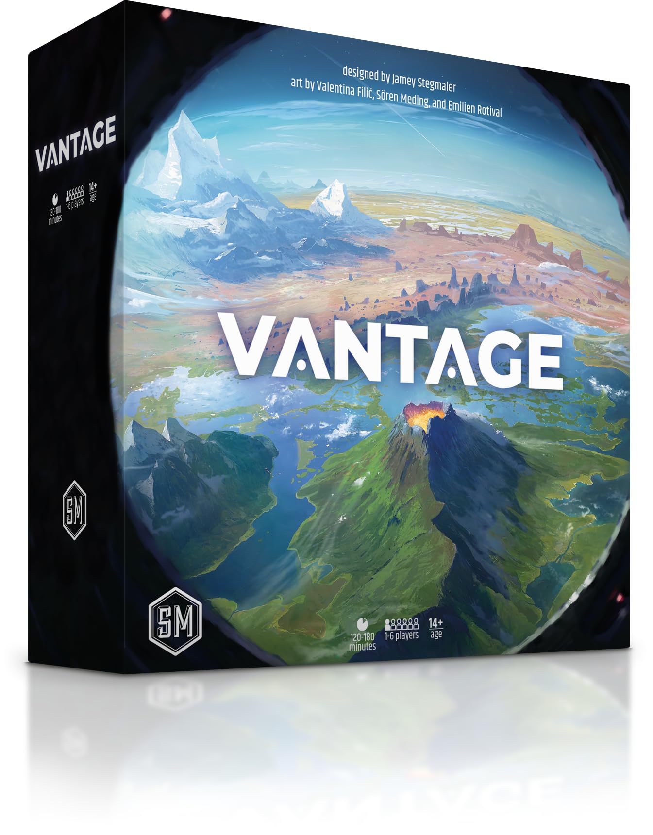 Stonemaier Games Vantage Cooperative Open World Board Game for Ages 14+