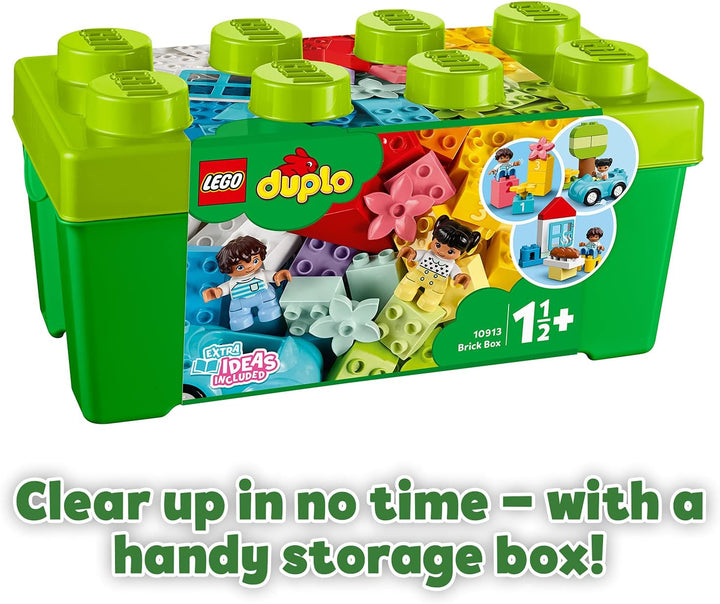 LEGO DUPLO Classic Brick Box 10913 - Educational Building Set for Toddlers 18 Months+