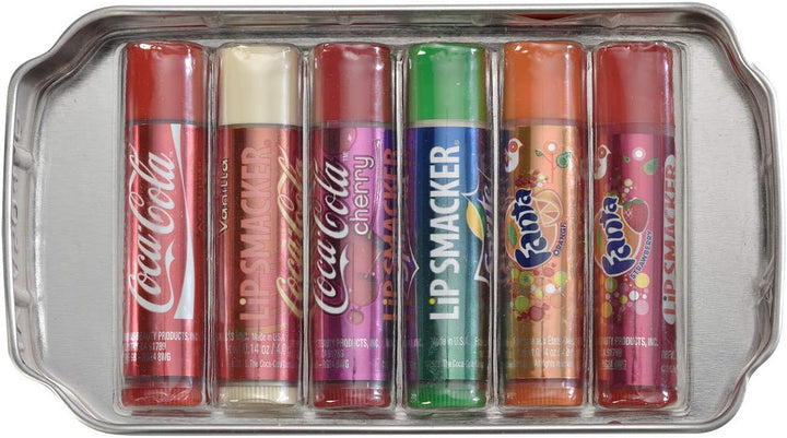 Lip Smacker Coca-Cola Tin Collection - Assorted Flavours Lip Gloss Set (39036)
