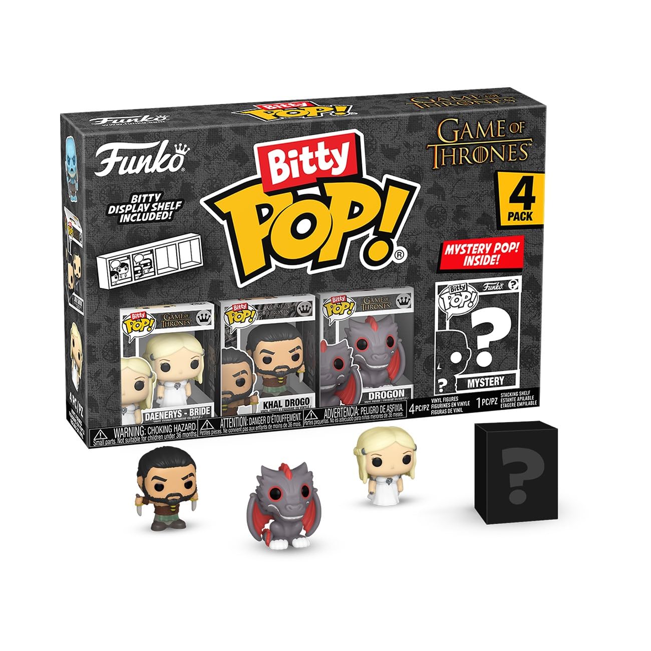 Funko Bitty Pop! Game of Thrones - Khaleesi 4pk with Mystery Mini Vinyl Figure 9