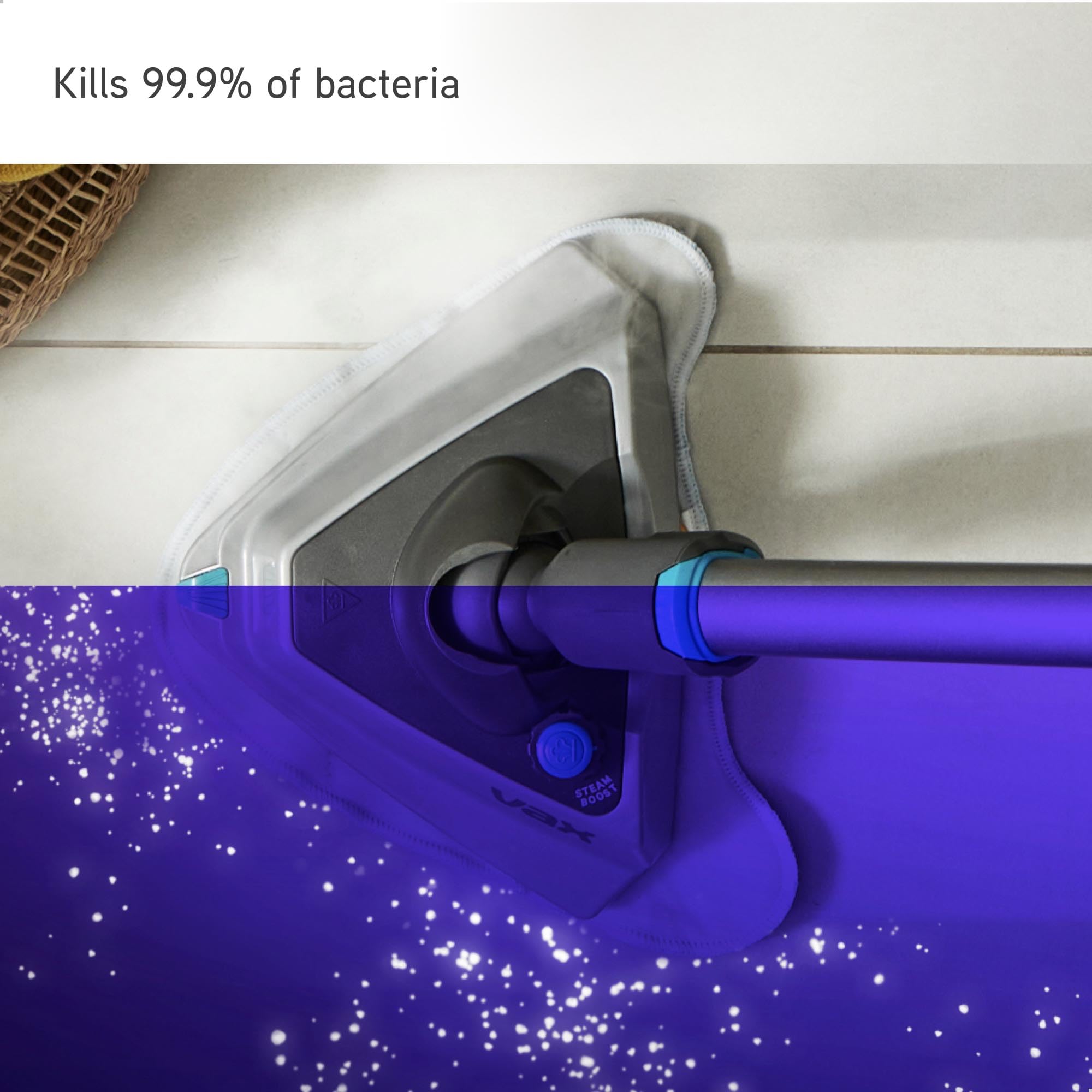 Vax Steam Detergent Citrus Burst - Kills 99.9% Bacteria | Streak Free | 1L Liquid