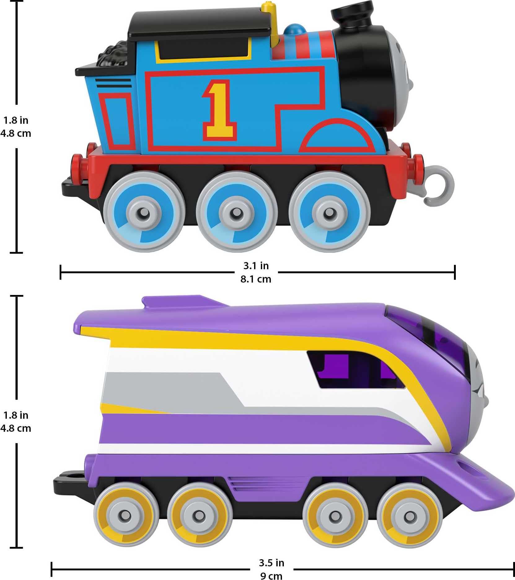 Thomas & Friends Race for the Sodor Cup Push-Along Train Set - Head-to-Head Racing for Ages 3+ 6