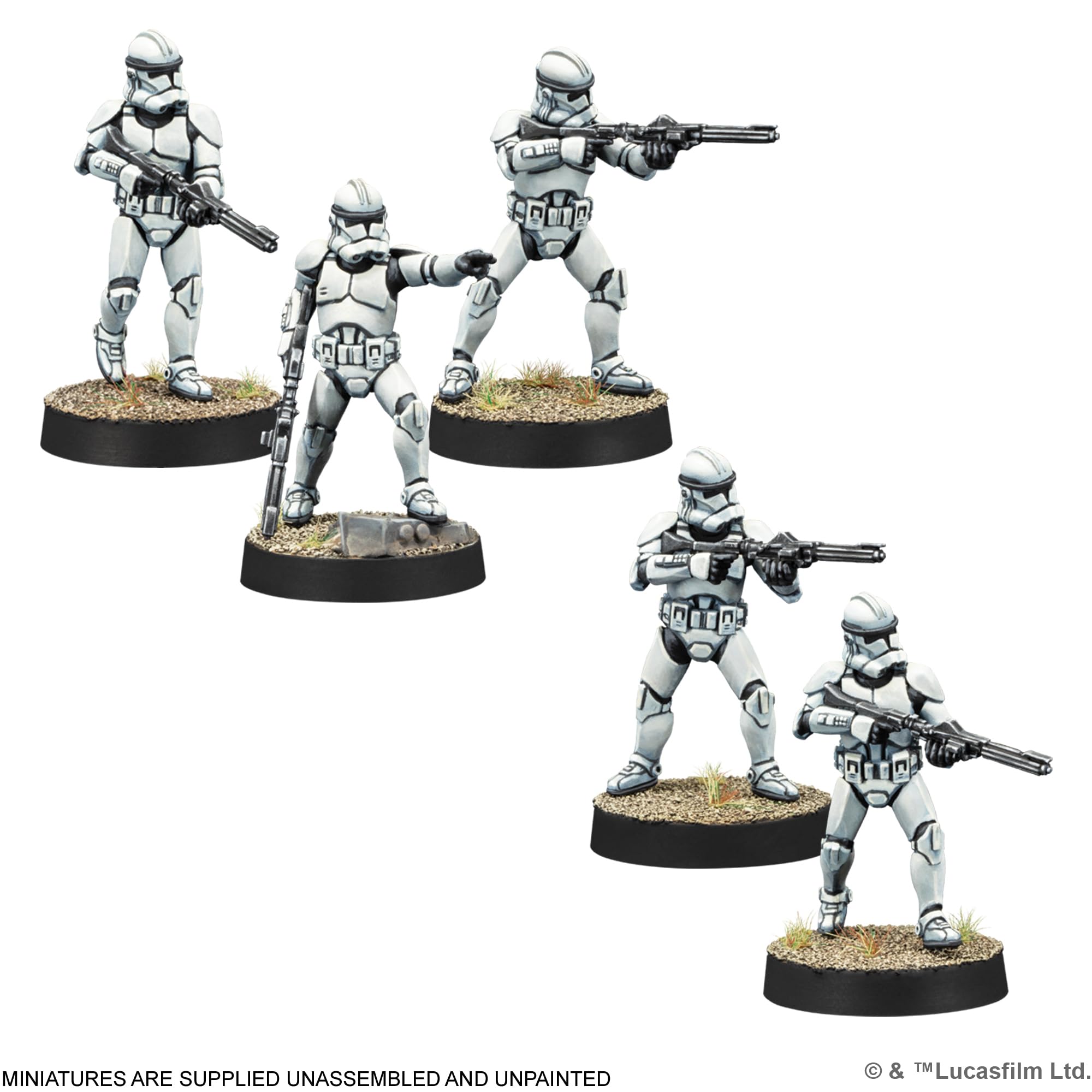 Asmodee Star Wars: Legion - Clone Trooper Marksmen Miniature Board Game Expansion | 11 Miniatures 2