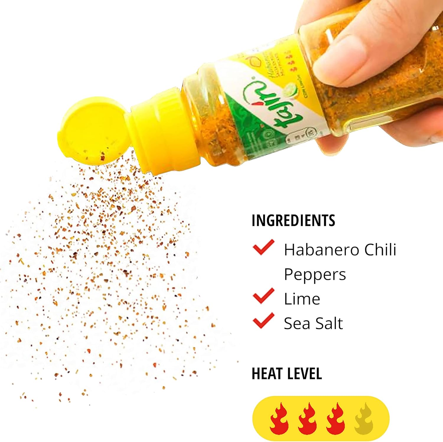 Tajin - Habanero Fruit and Snack Seasoning Extra Hot 1.6 oz 2