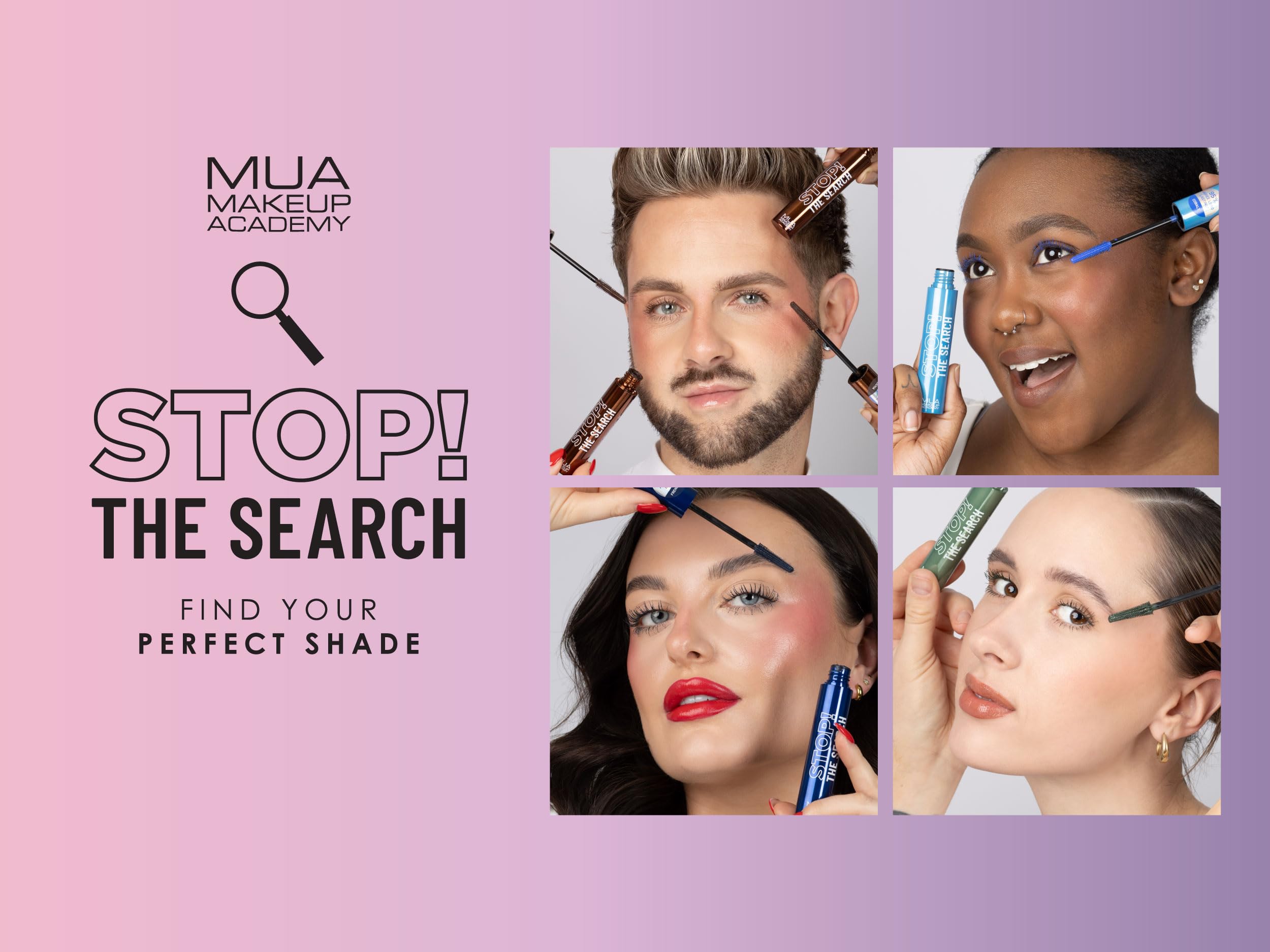 MUA Stop The Search Mascara - Lengthening, Volumizing, Curling | Blackberry | 12 ml 8