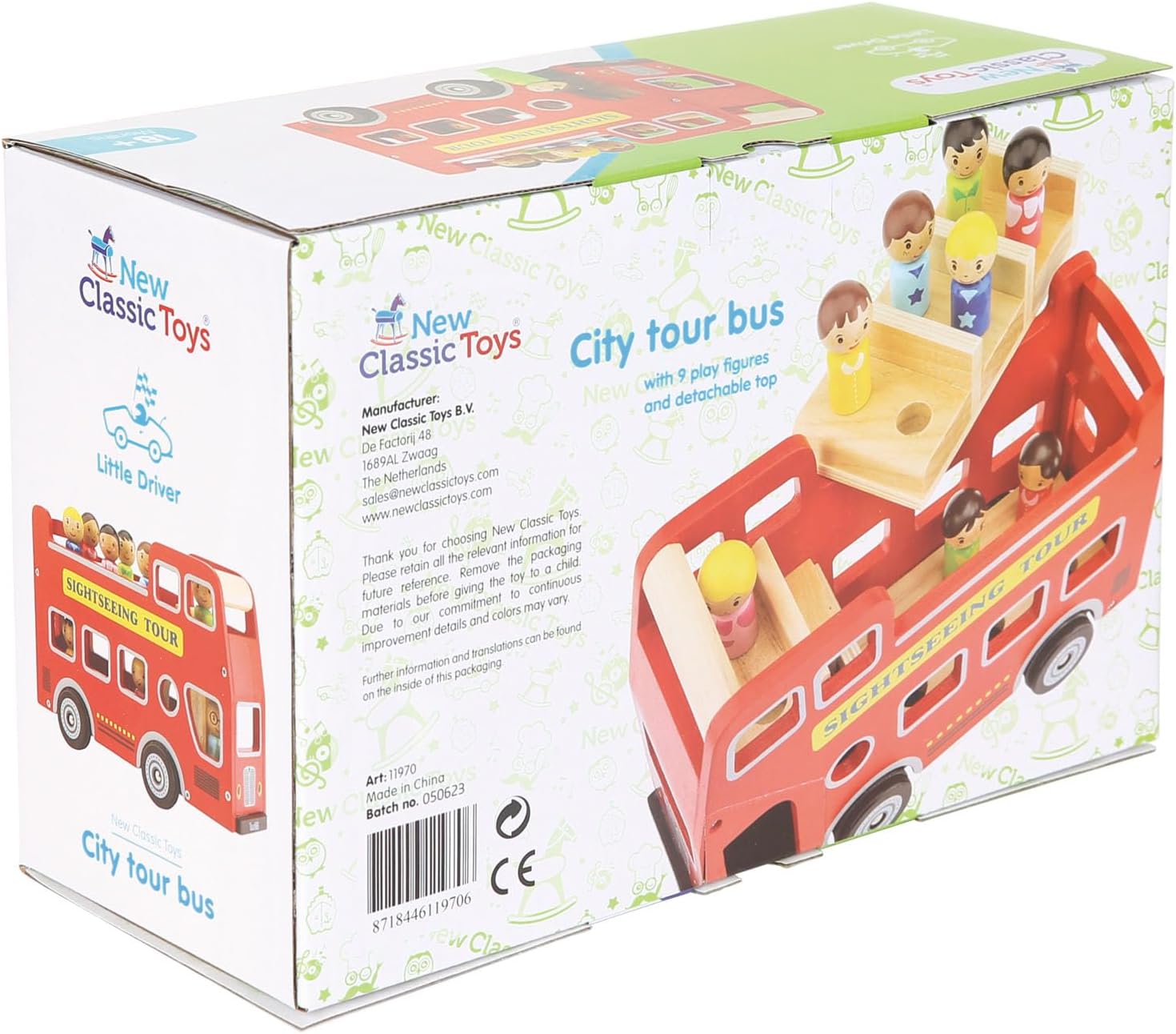 Wooden Pop-Up Fire Truck - Spring-Loaded Firefighter Toy for Ages 2+ 10