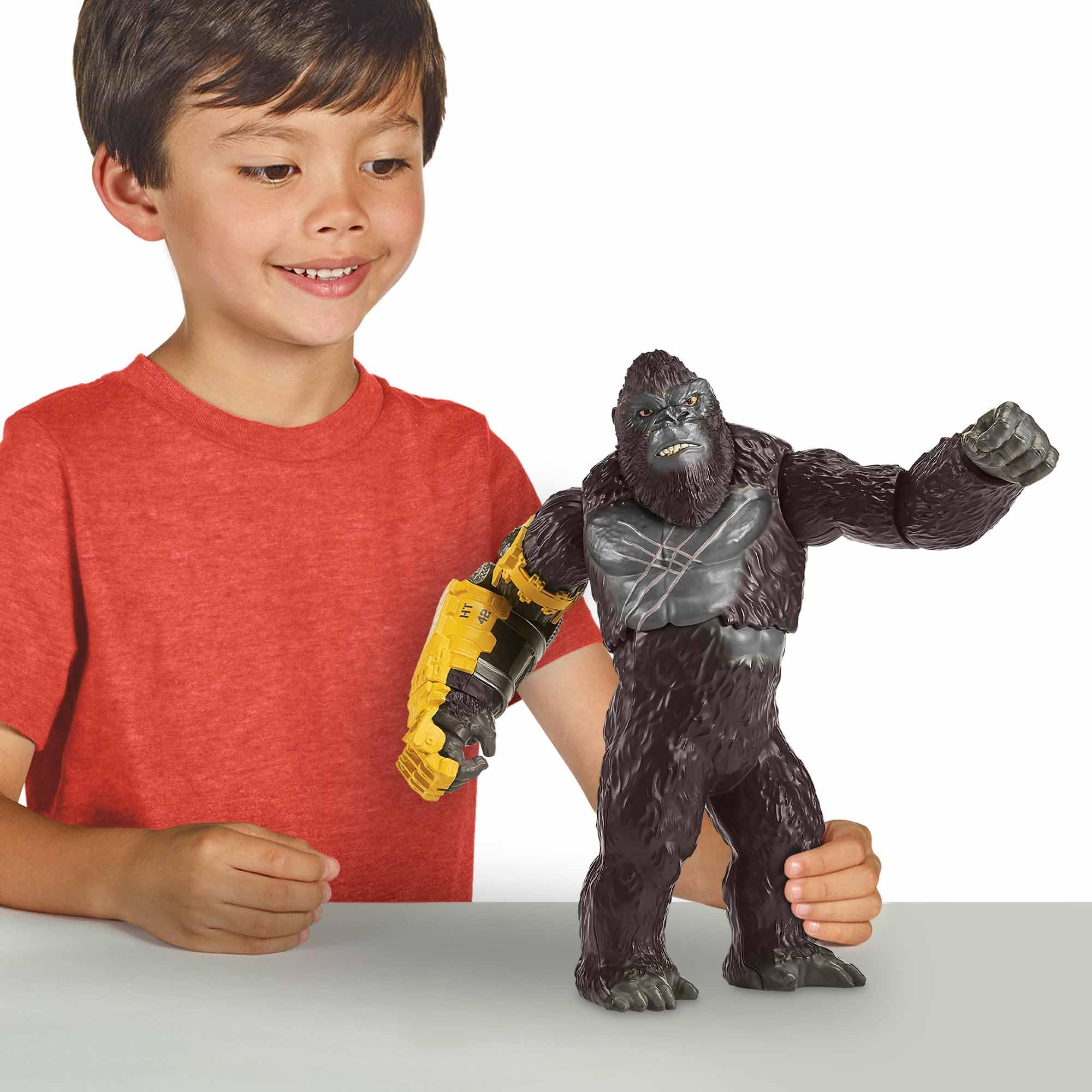 MonsterVerse Giant Kong Roll N Battle Action Figure - 11 Inch Scale | Interactive Movement | Plastic 7