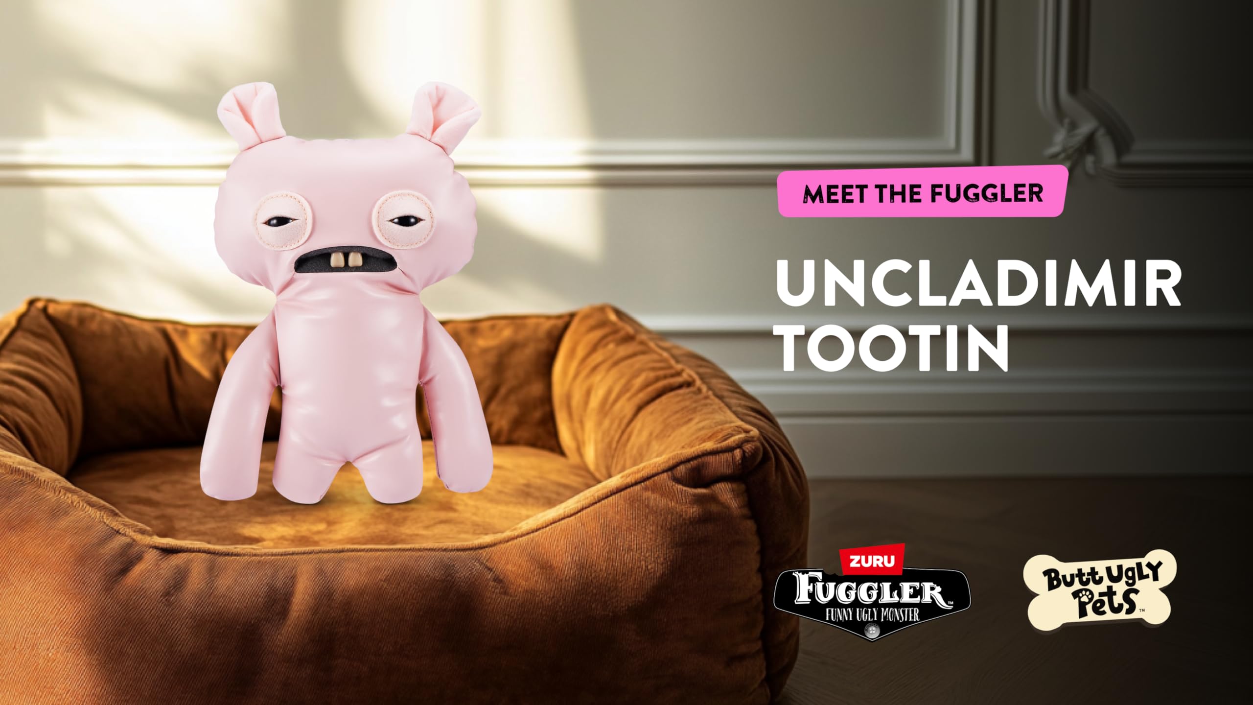 Fuggler Butt Ugly Pets 9-inch Series 1 Plush - Funny Ugly Monster Collectible by ZURU