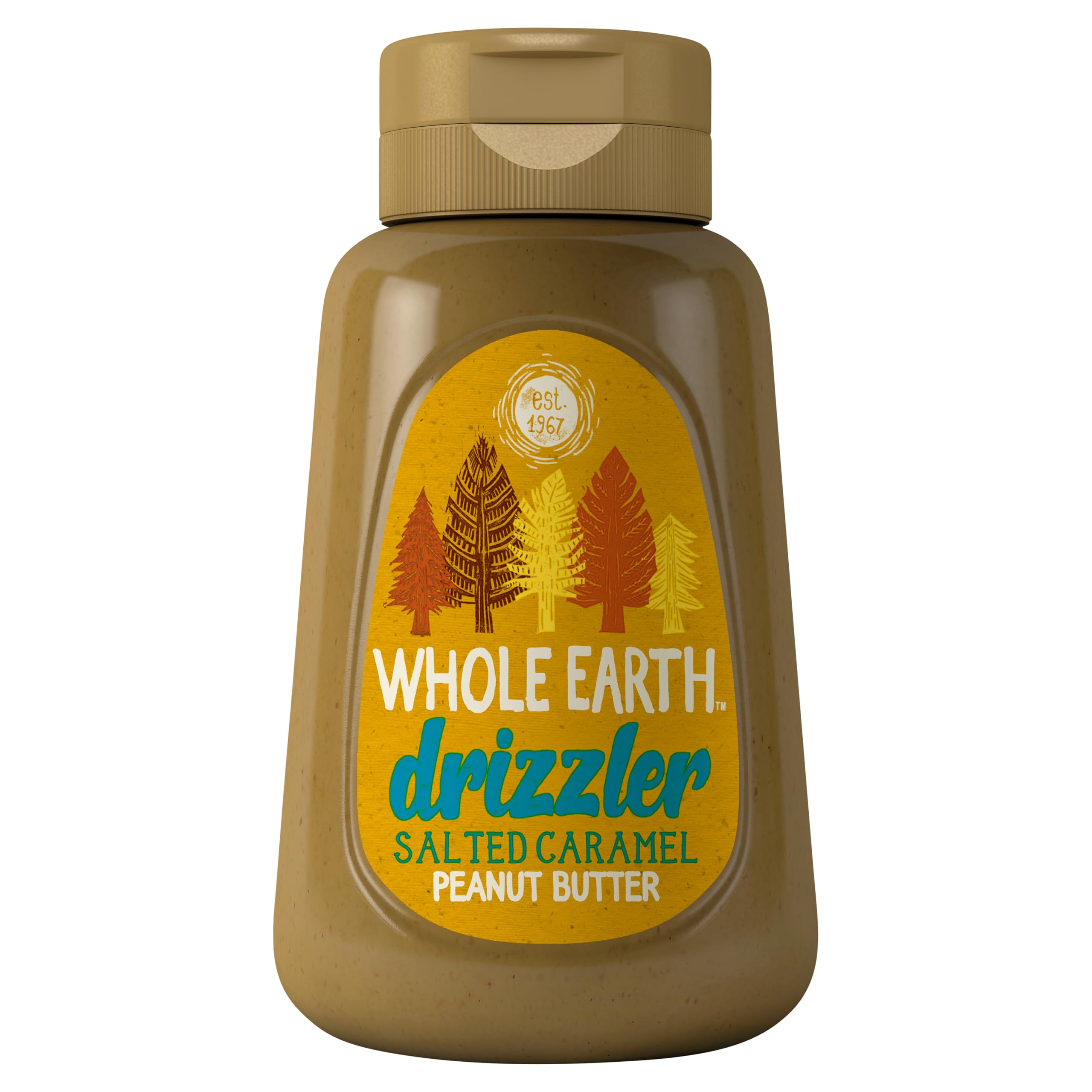 Whole Earth Drizzler Salted Caramel Roasted Peanut Butter, Super Smooth | 320g