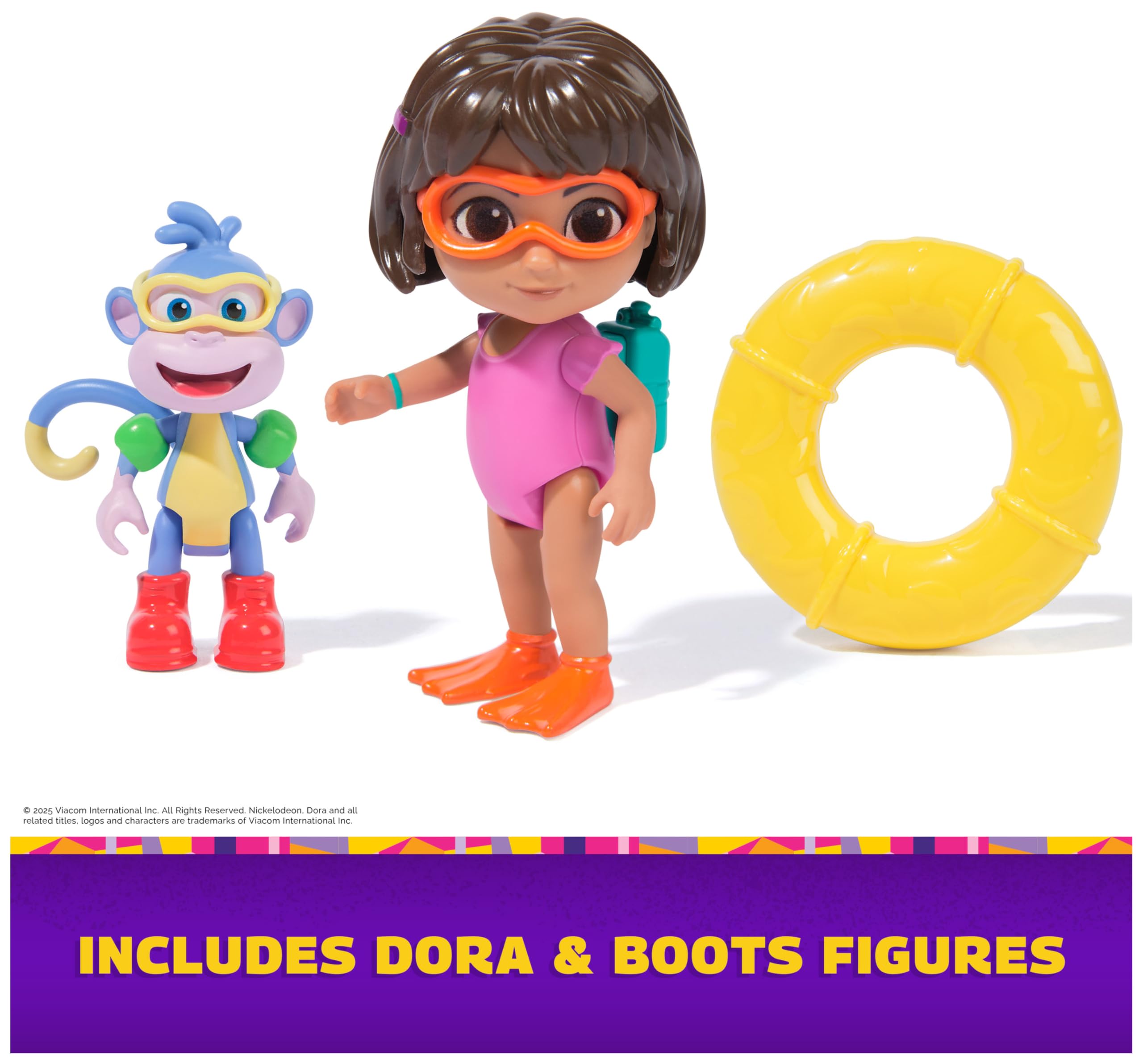 Dora the Explorer Splash-Splash Adventure Pack - Swim-Ready Figures & Pool Accessories 3