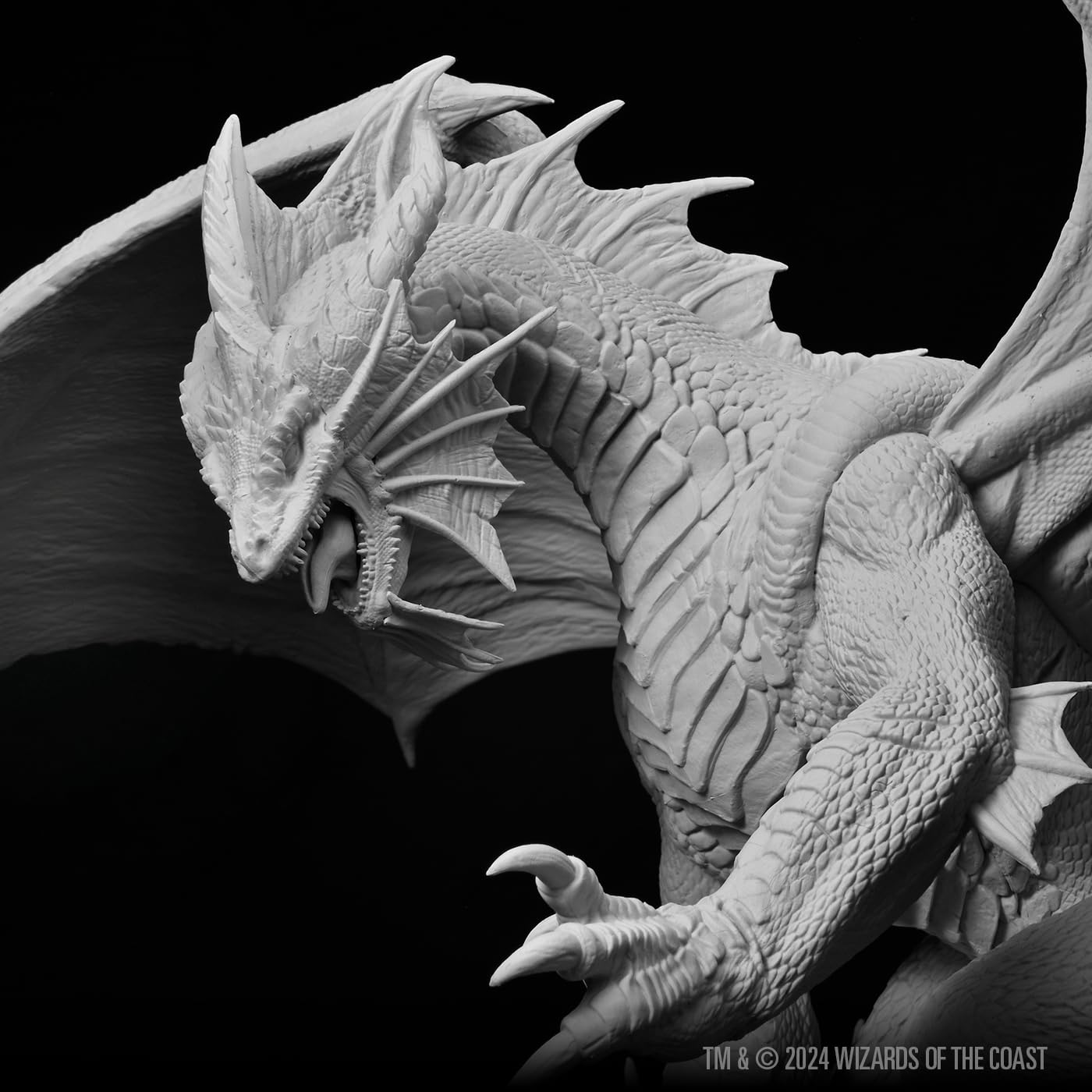 WizKids D&D Nolzur's Marvelous Miniatures Gargantuan Bahamut Unpainted Miniature 7