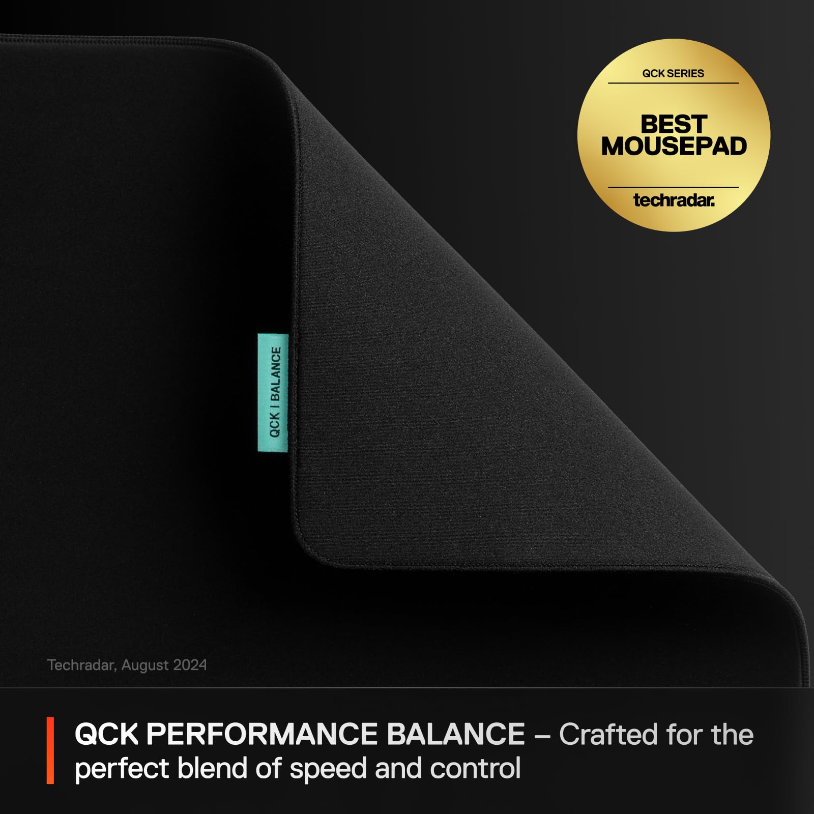 SteelSeries QcK L Performance Balance Gaming Mousepad - 49x42 cm, Black, Model 63432 8