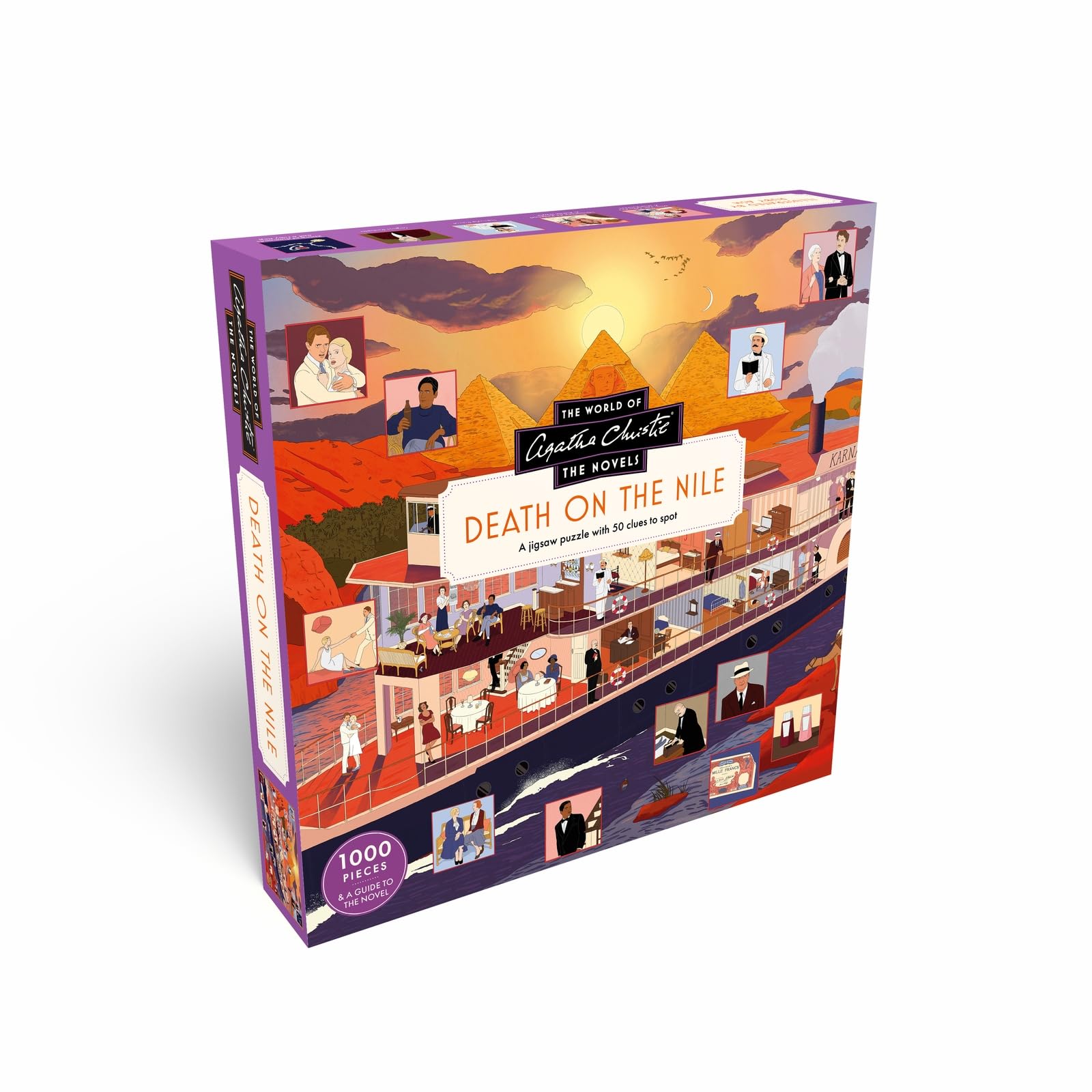 Laurence King The World of Agatha Christie: Death on the Nile Jigsaw Puzzle - 1000 Pieces 1