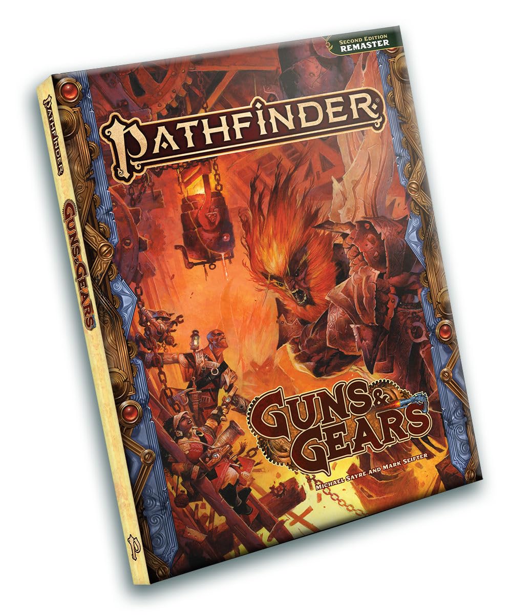 Paizo Pathfinder Guns & Gears (Remastered) Reference Book | Pocket Edition
