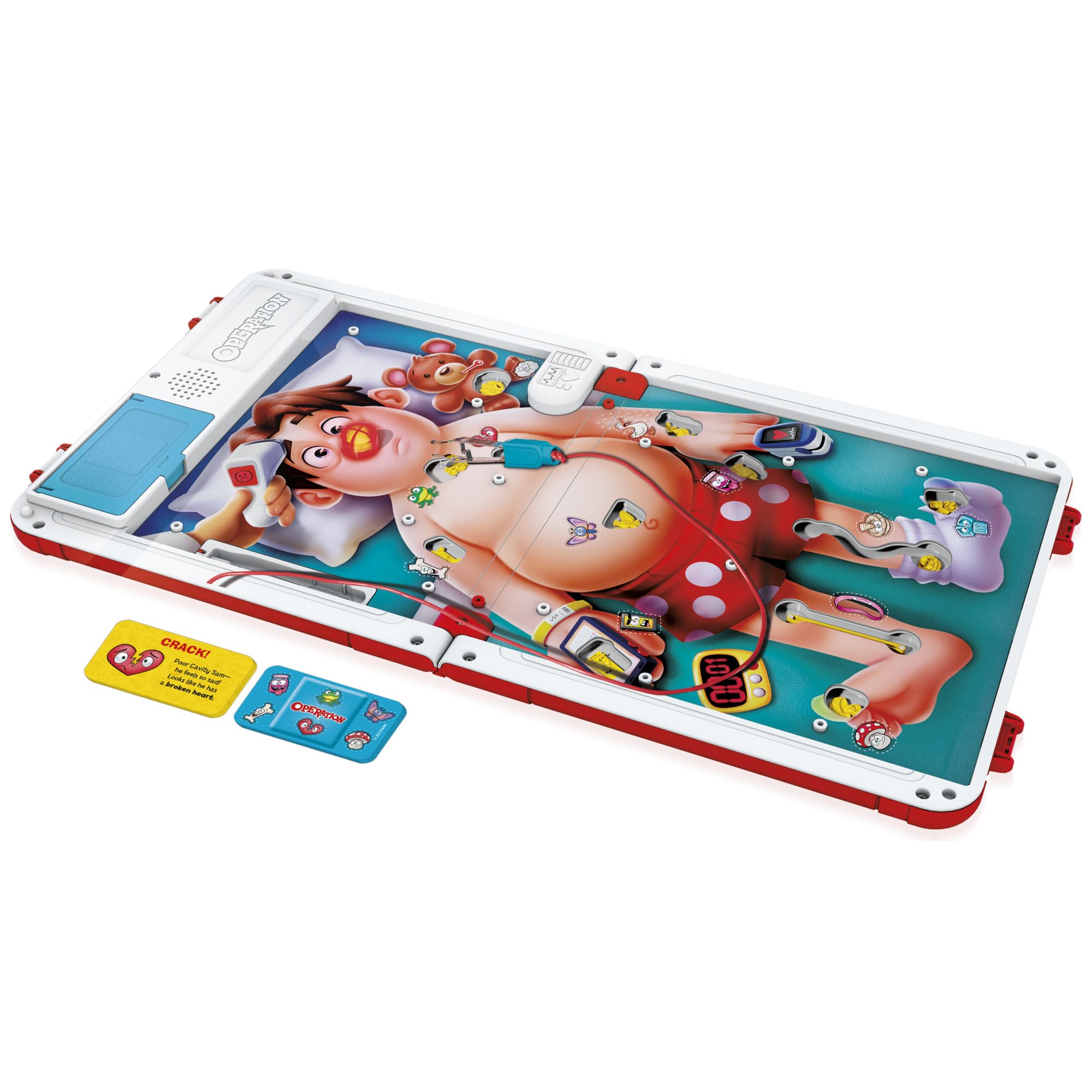 Hasbro Gaming Operation Electronic Board Game with All-in-One Carrying Case