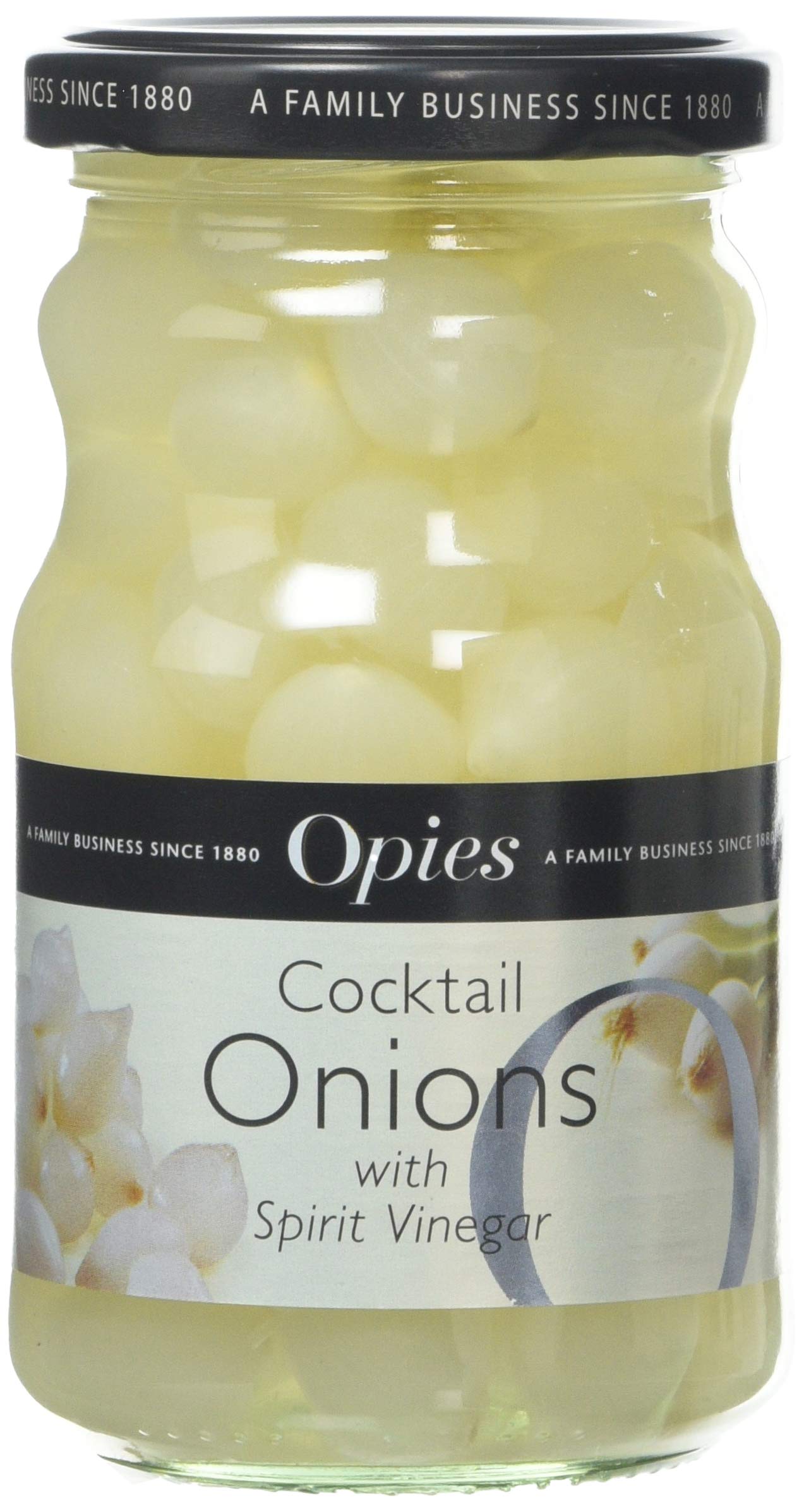 Opies Cocktail Onions in Vinegar 227g - Pickled Silverskin Onions for Martinis & Garnishes 1