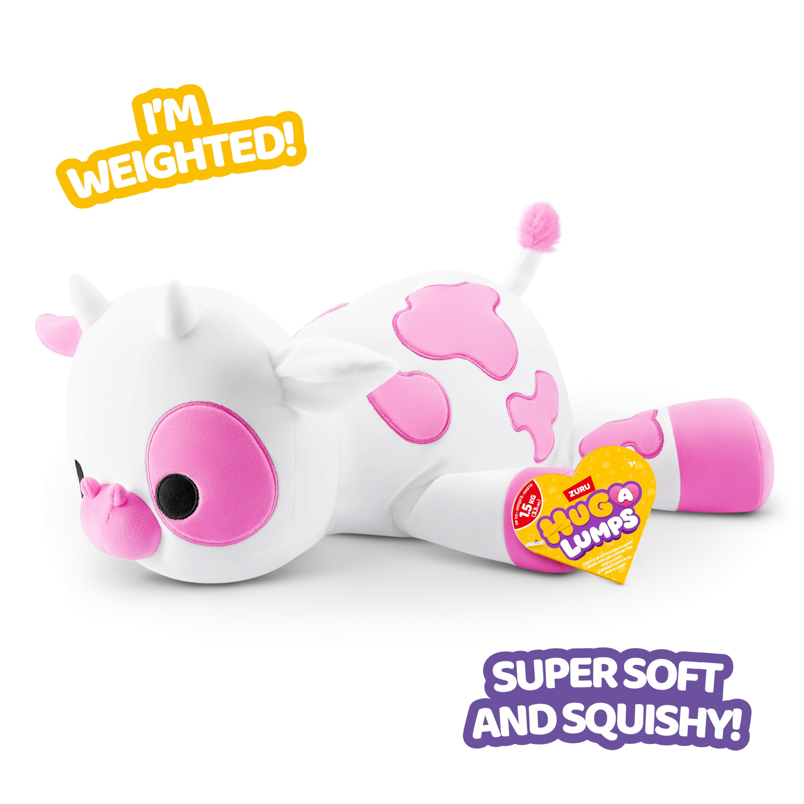 Hug-A-Lumps Medium Clover - Weighted Plush Cuddly Toy for Stress Relief 5