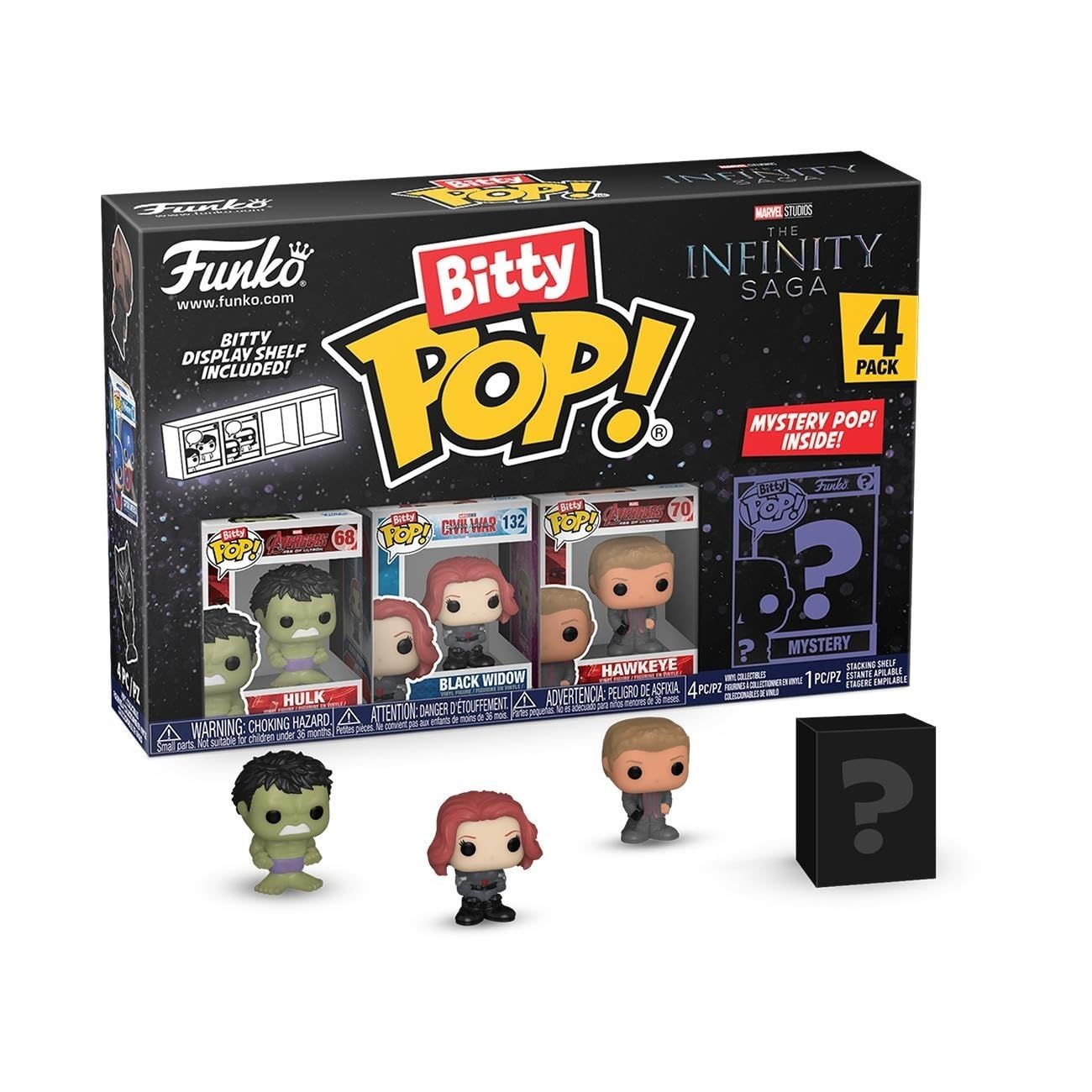 Funko Bitty POP! Marvel - 4-Pack with Mystery Mini Figure (71504) 9