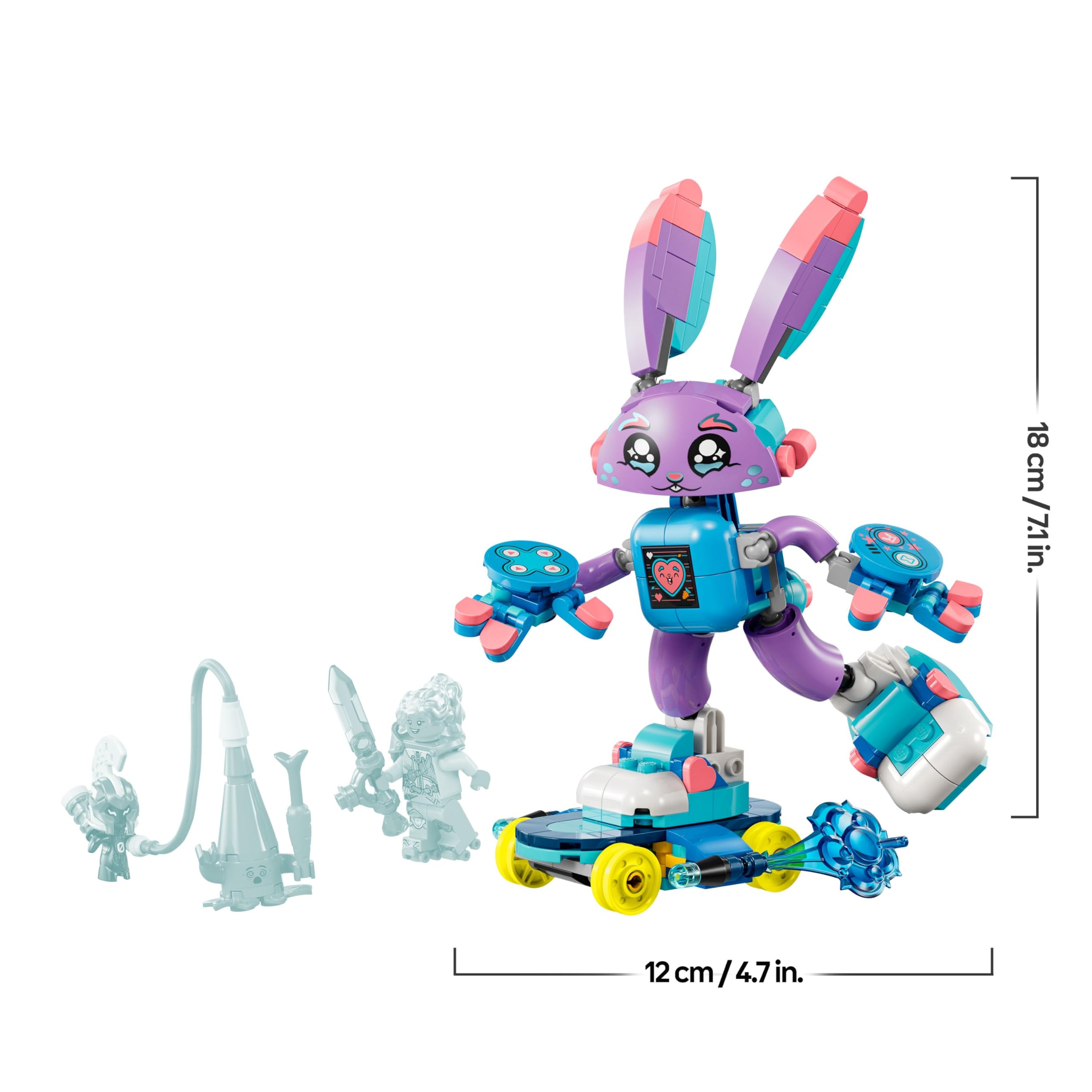 LEGO DREAMZzz Izzie and Bunchurro the Gaming Bunny Building Set - 2-in-1 Fantasy Playset for Kids 7+