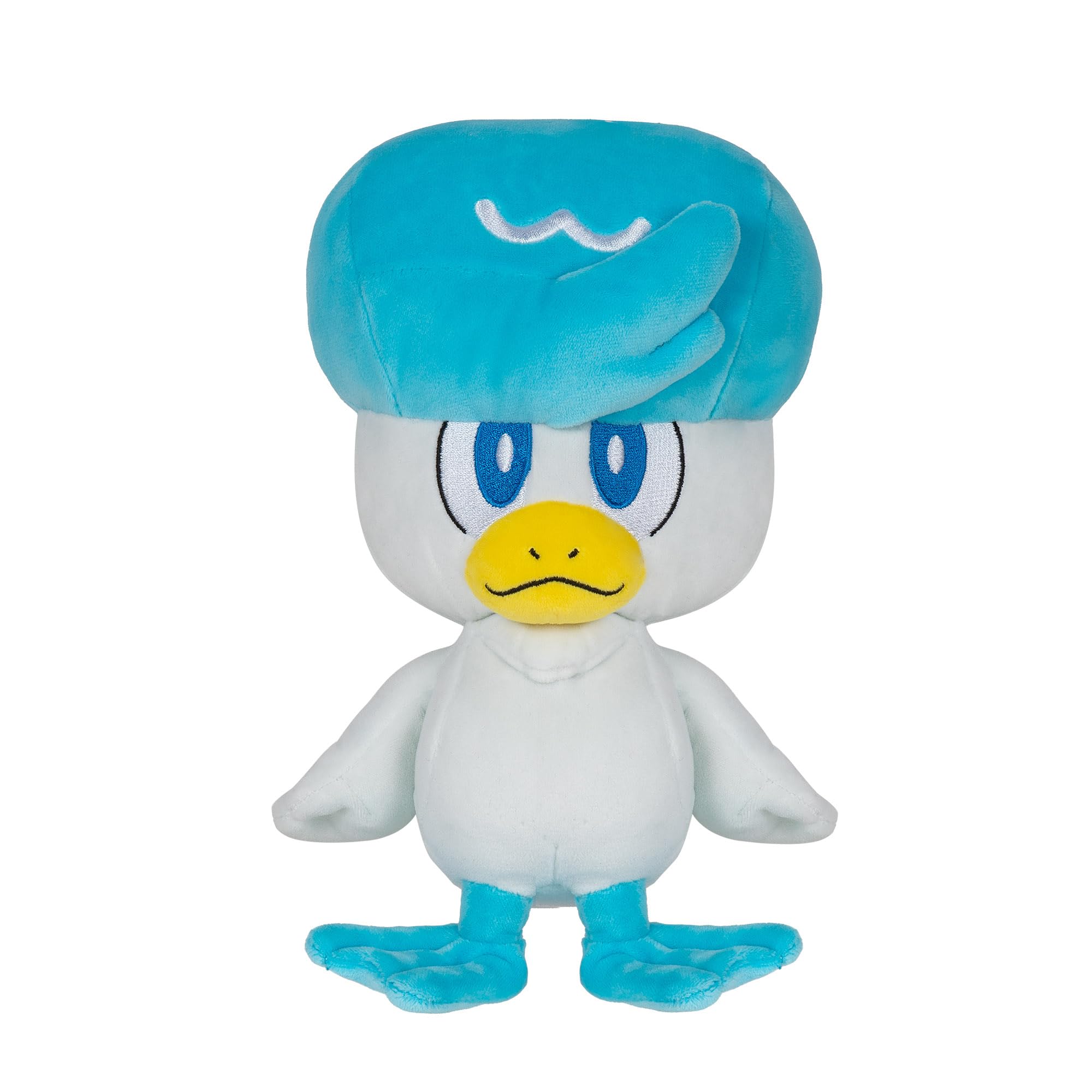 Pokémon Quaxly Stuffed Animal Plush - 8-Inch Duckling Pokémon | Polyester | Ages 3+