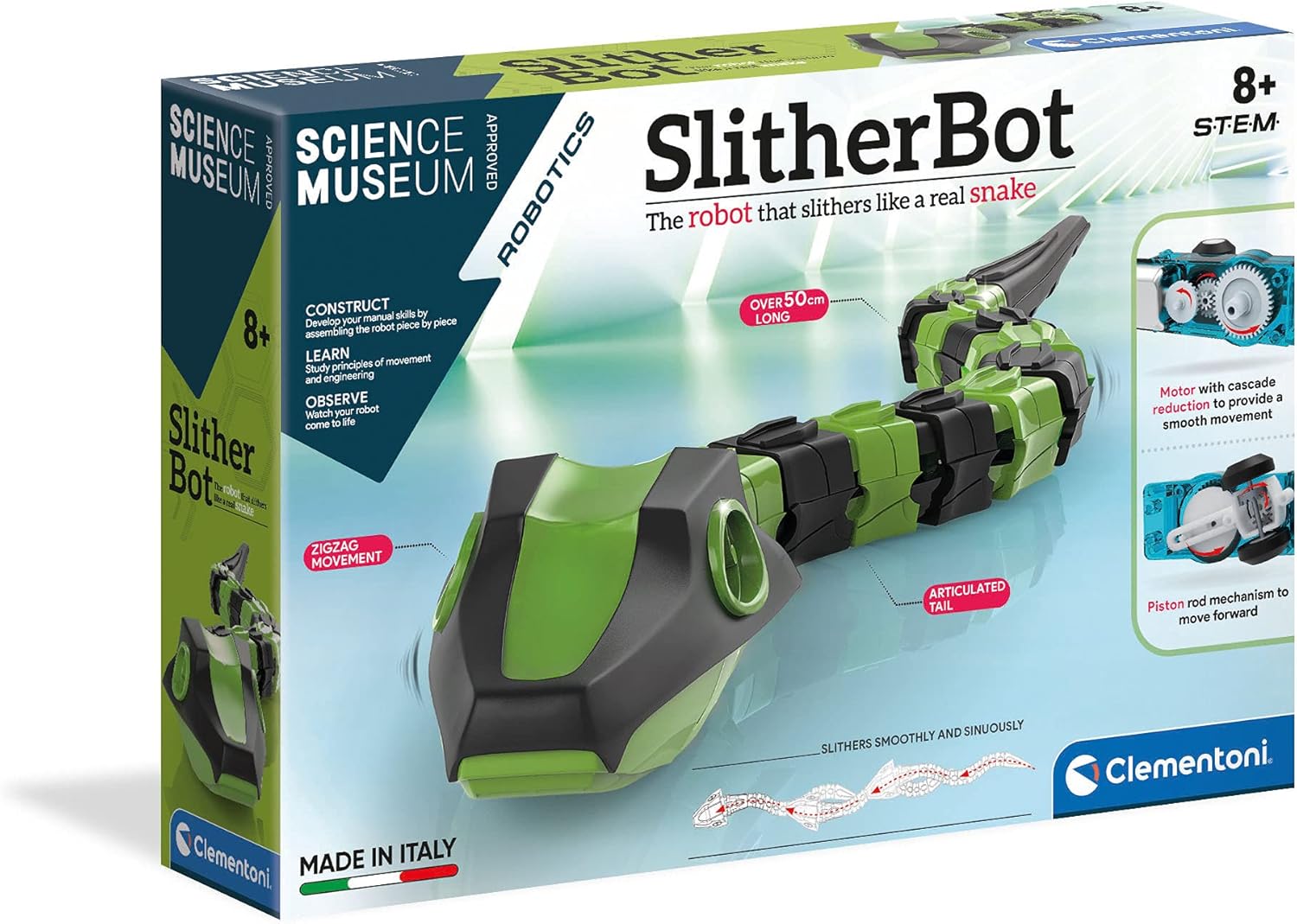 Clementoni Slither Bot - Build & Play Snake Robot for Kids 8+ 1