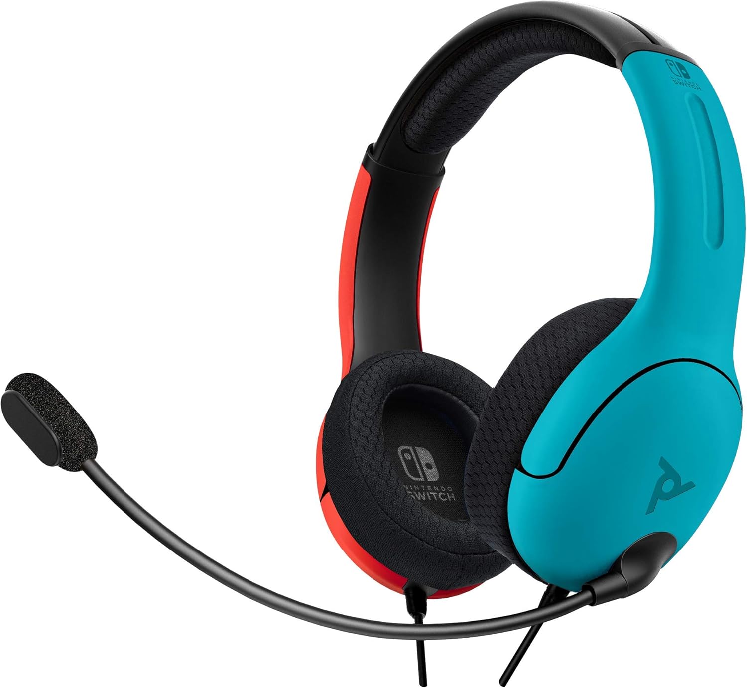 PDP LVL40 Wired Stereo Headset for Nintendo Switch - Joy-Con Blue/Red 15