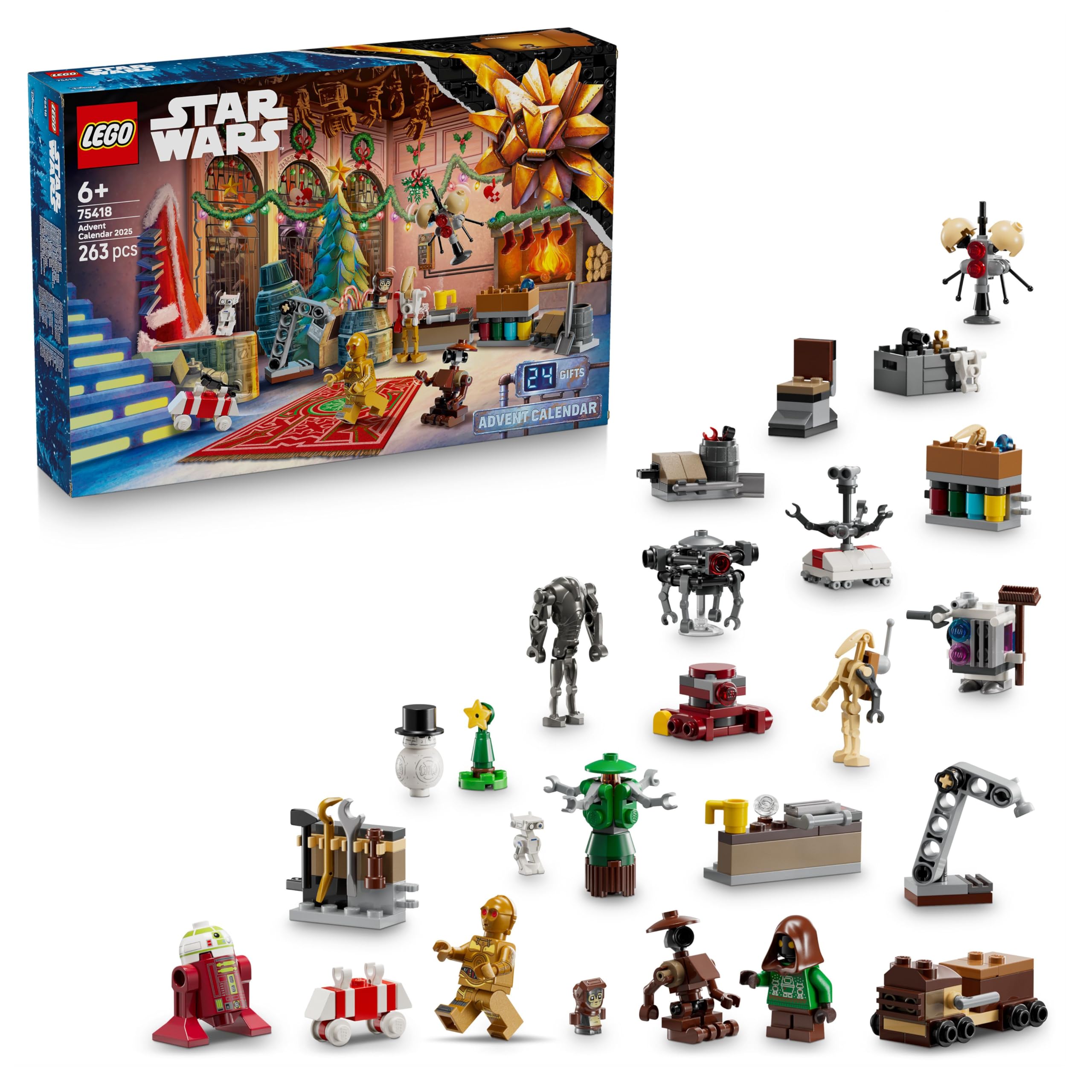 LEGO Star Wars Advent Calendar 2025 - 263-Piece Building Set for 6+ Year Olds 1