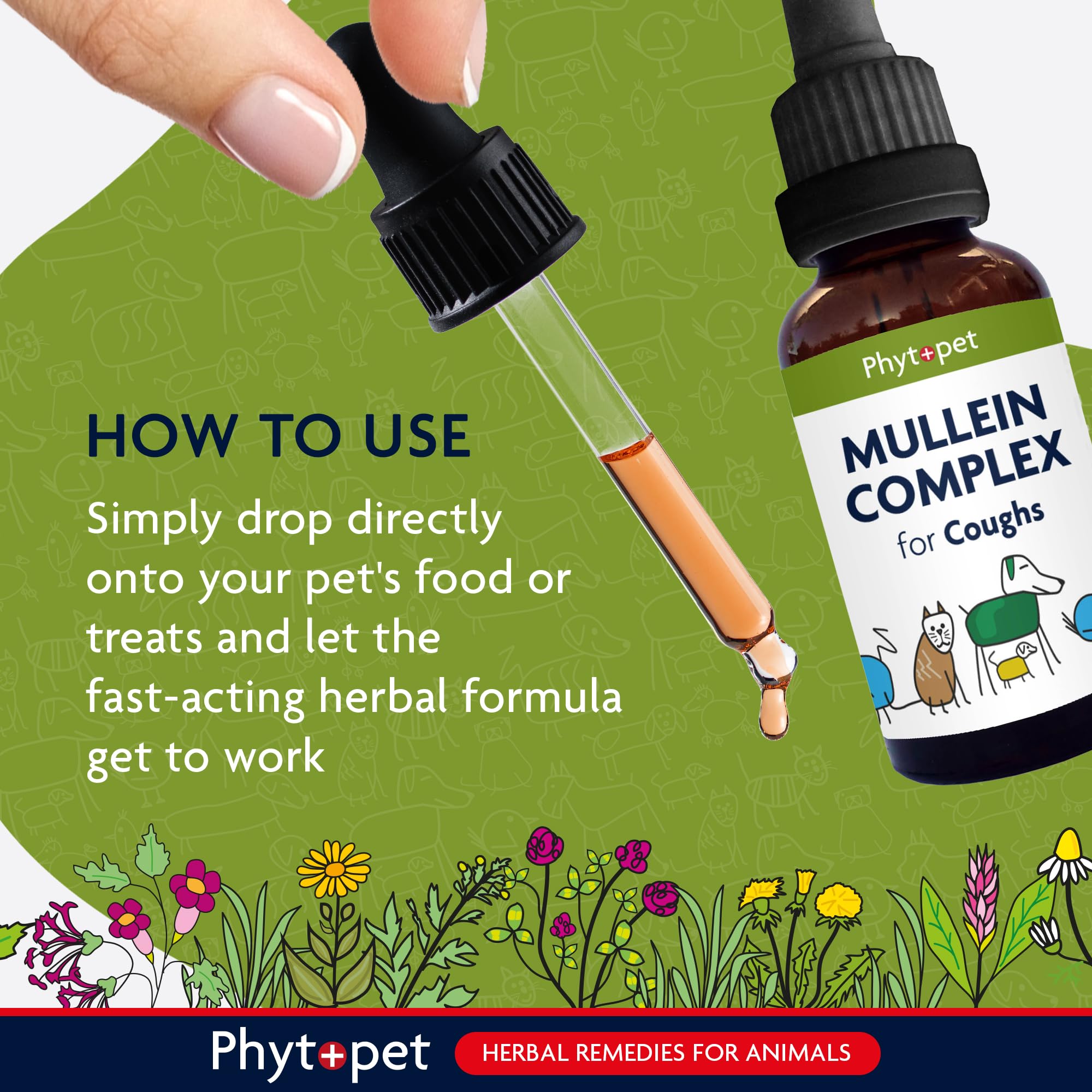 Phytopet Mullein Complex Herbal Supplement - 30ml Liquid | Respiratory Support | All Life Stages 5