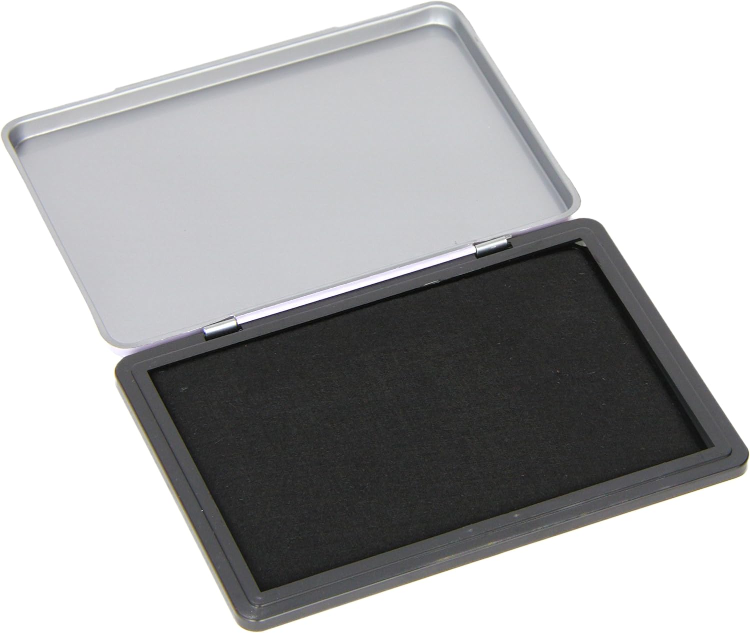 Q-Connect KF15440 Large Stamp Pad Metal Case - Black