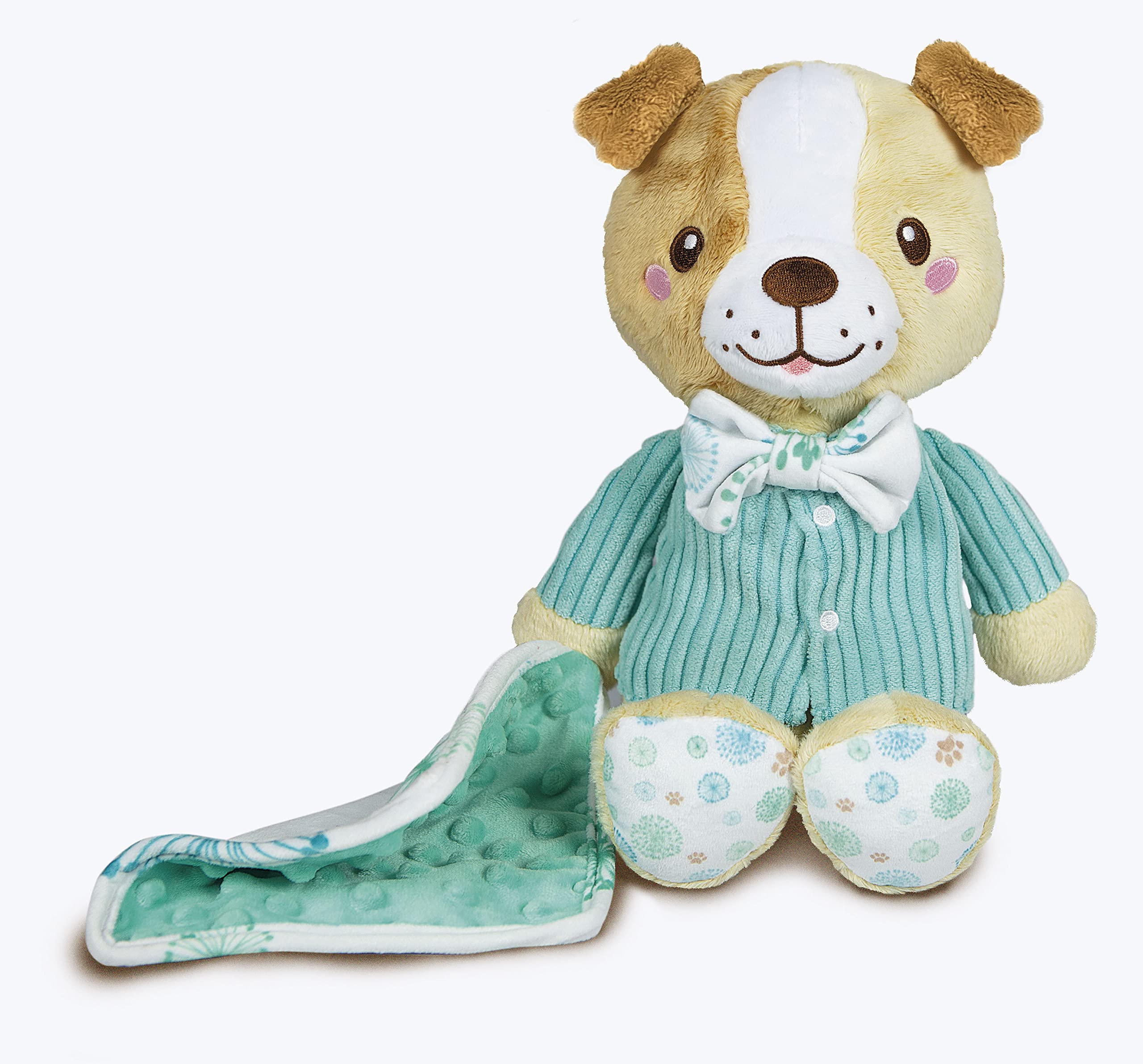Clementoni Perrito+ Pete The Puppy Plush Toy - Soft Sensory Toy for Babies 0 Months+ 5