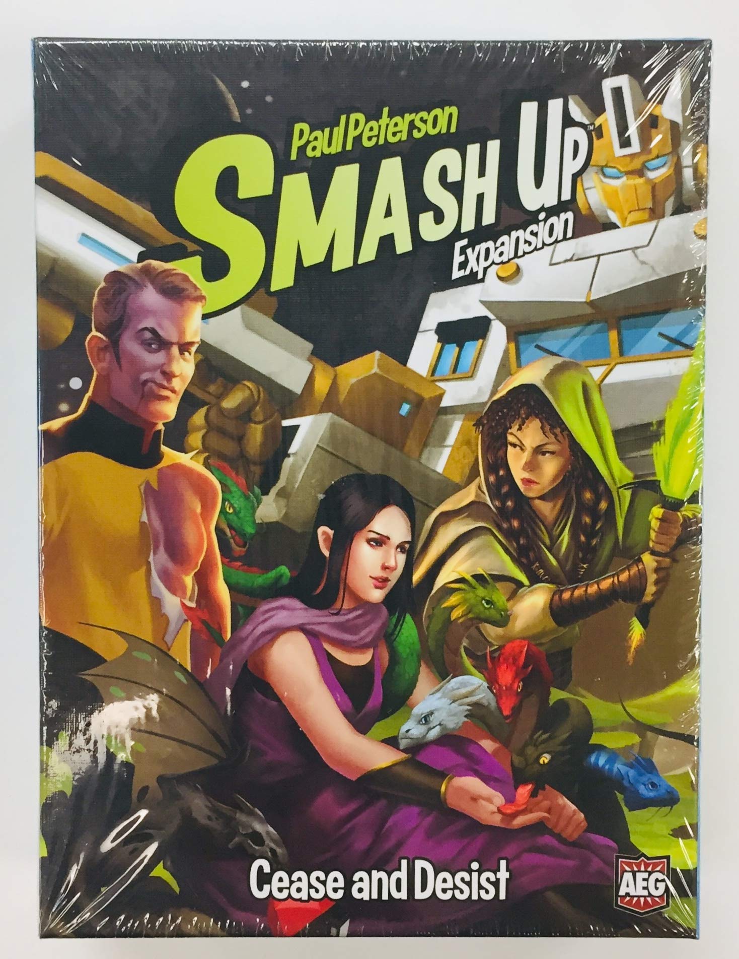 AEG Smash Up! Cease And Desist Standard Edition Card Game - Strategy, 4 Players, 45 Minutes 1