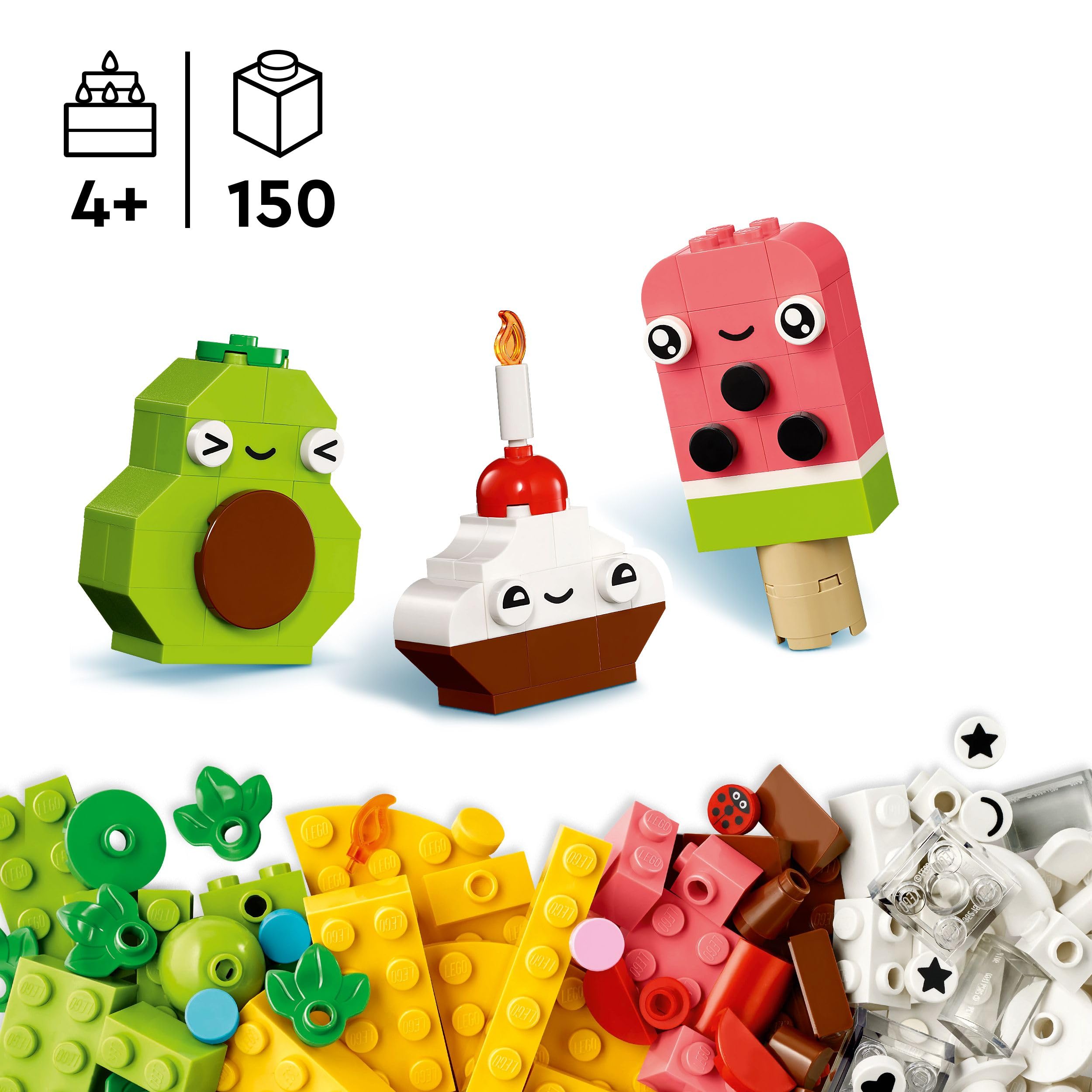 LEGO Classic Creative Food Friends Playset - Building Toy for 4+ Year Olds 11