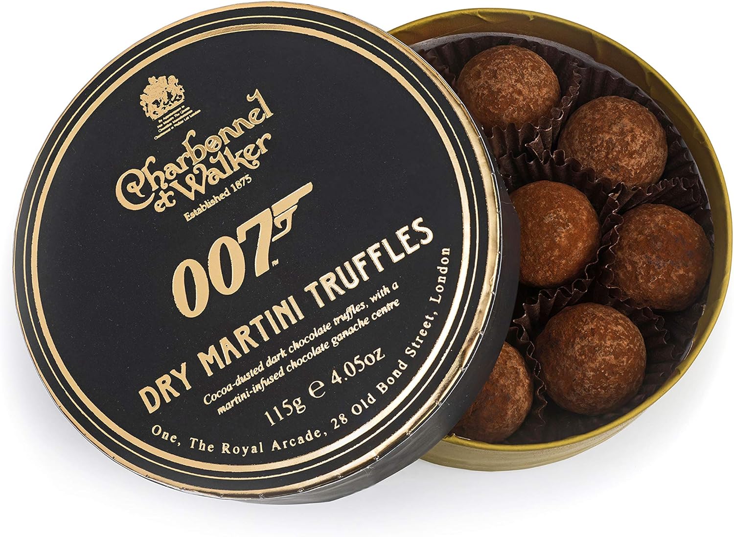 Charbonnel & Walker James Bond 007 Dry Martini Truffles