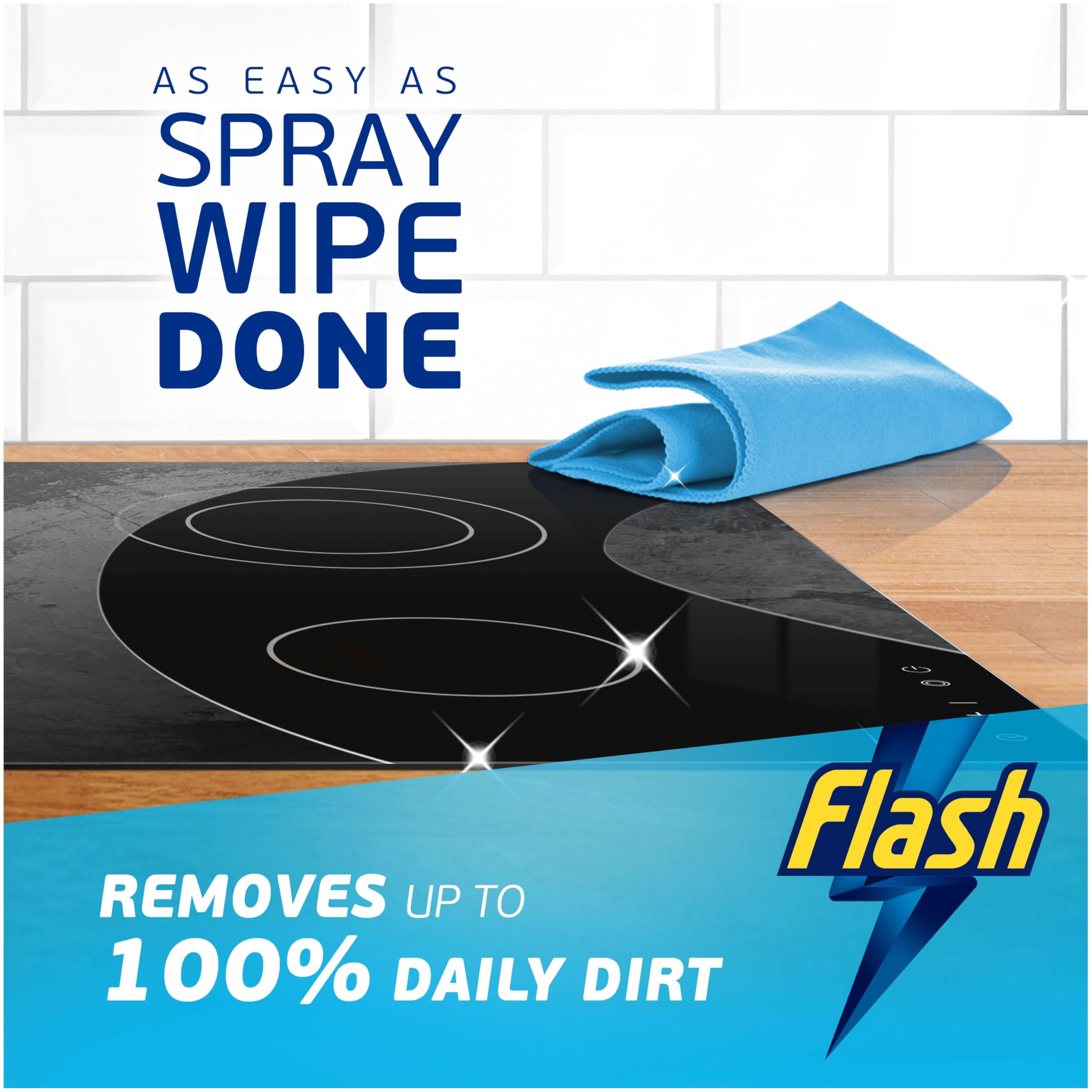 FLASH Antibacterial All-Purpose Cleaning Spray Wild Berries Scent 800ml