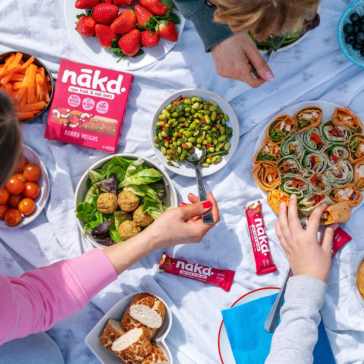 Nakd Berry Delight Raw Fruit & Nut Bar - Vegan, Gluten Free, No Added Sugar - 35g x 18 3
