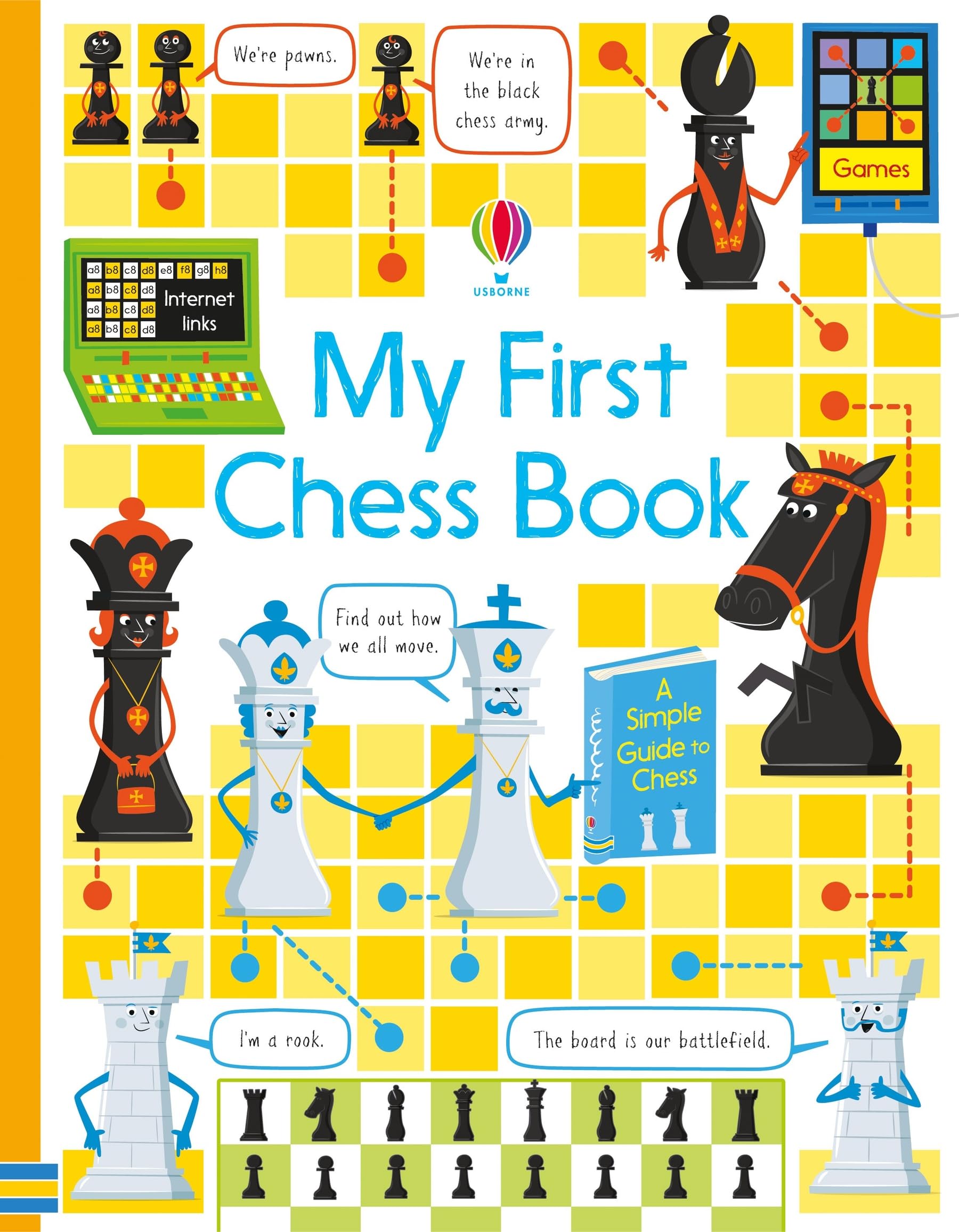 Usborne My First Chess Book - Learn to Play Board Game | Ages 4-6 | 40 Pages